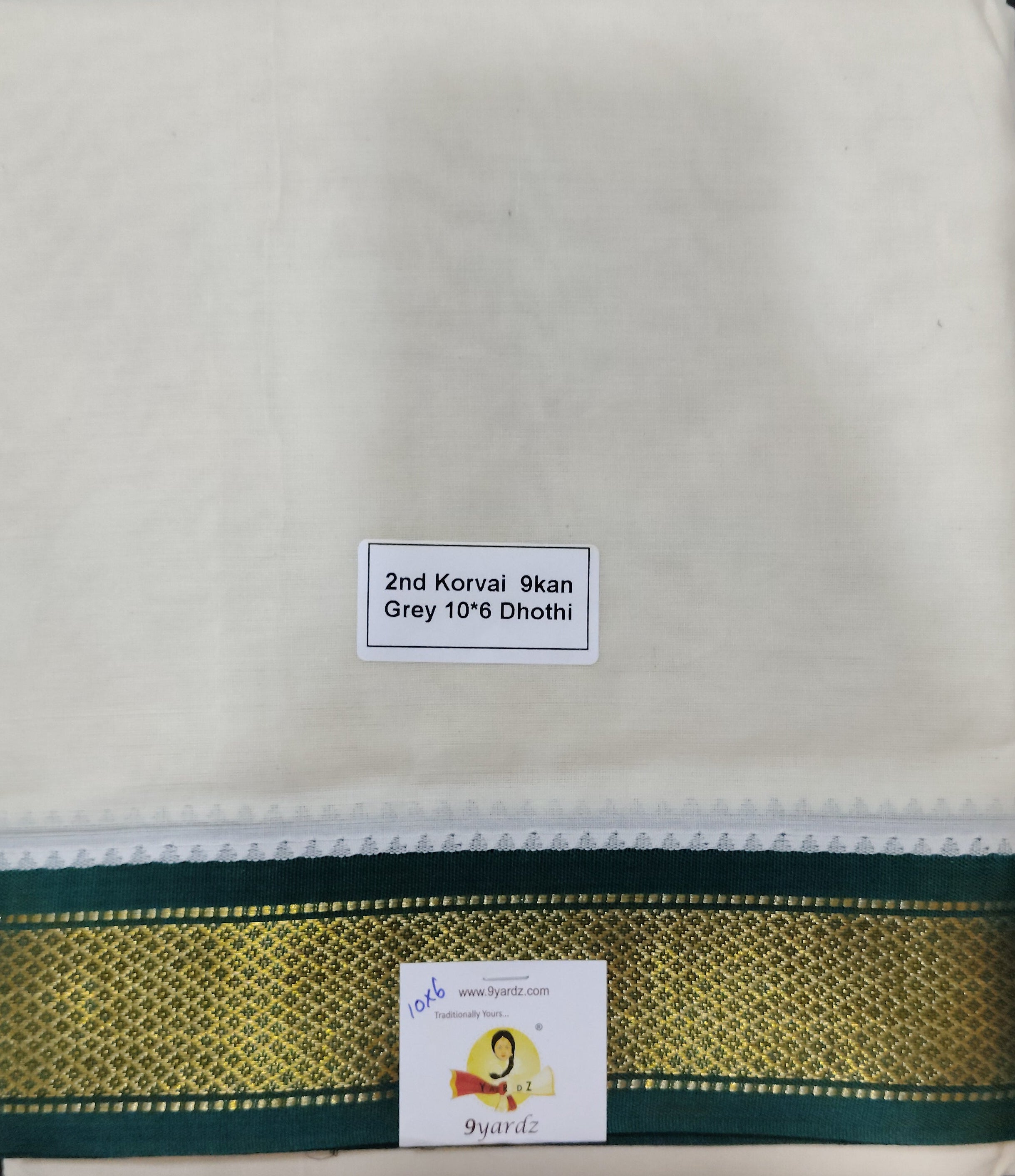 Pure cotton Muhurtham dhoti 10*6