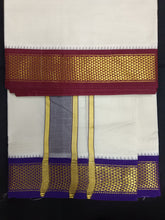 Load image into Gallery viewer, Pure cotton Muhurtham dhoti 9*5 9maadampet