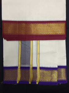 Pure cotton Muhurtham dhoti 9*5 9maadampet