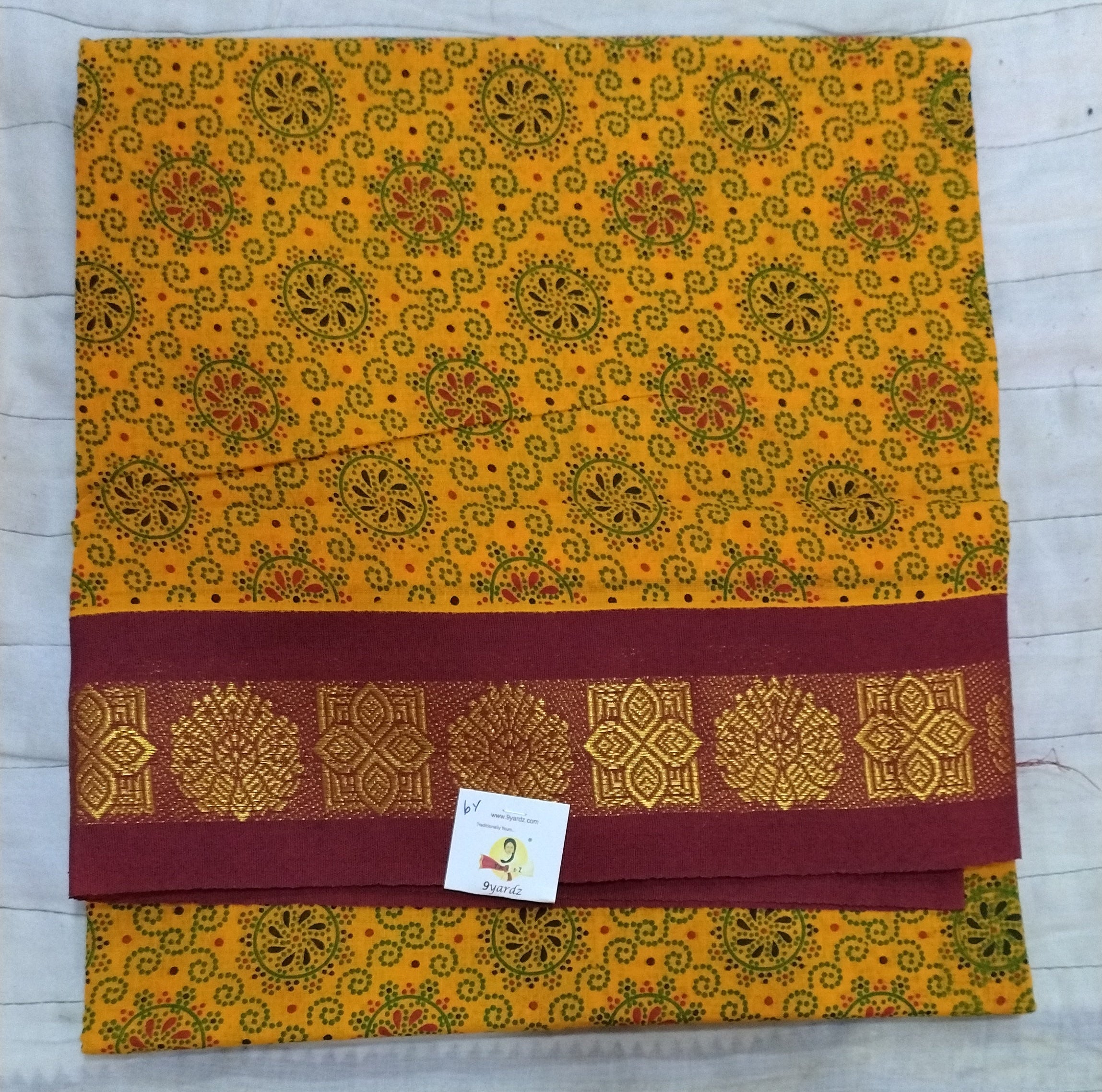 Sungudi cotton 6 yards