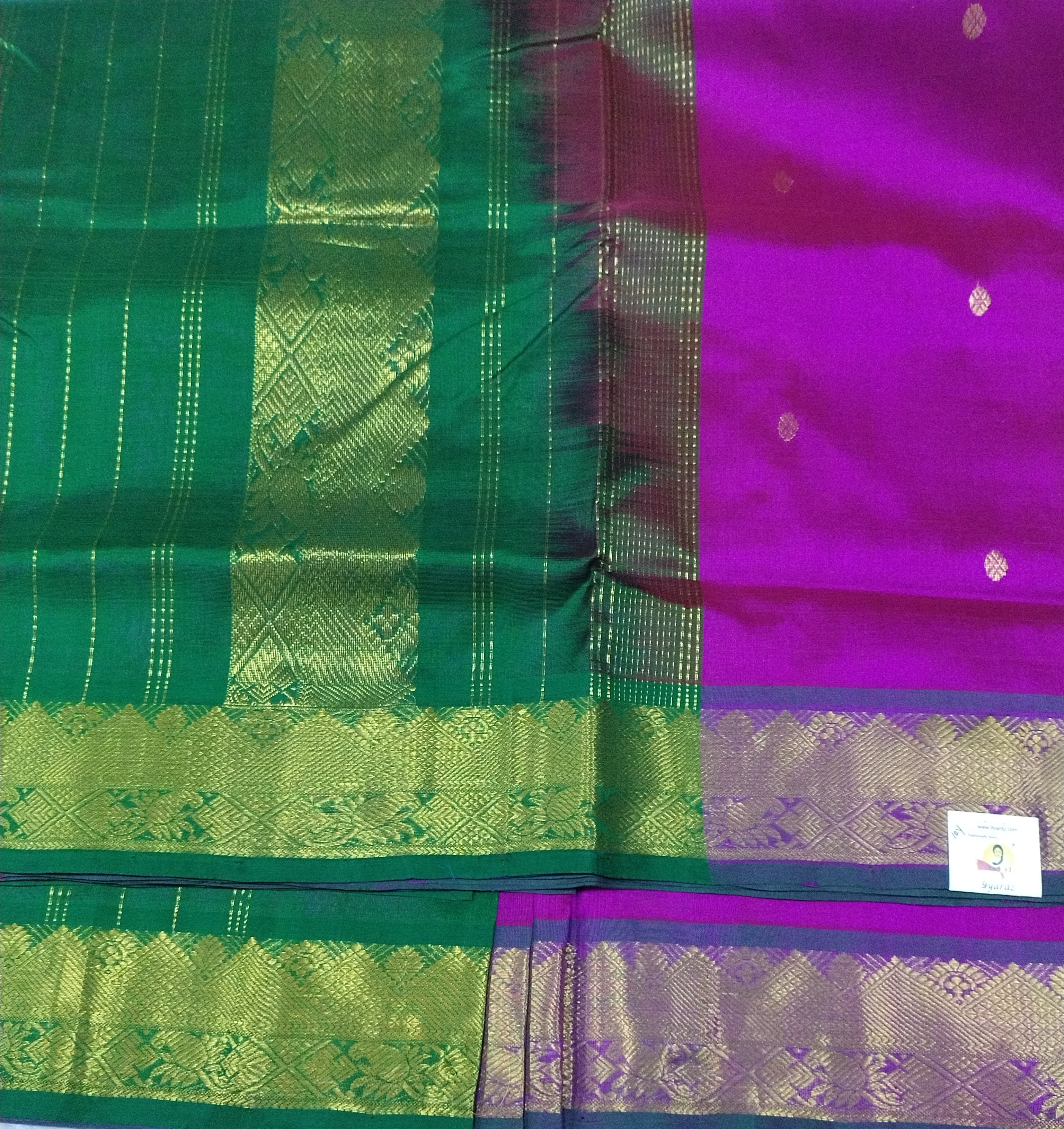 Pure silk cotton Butta 10yards madisar