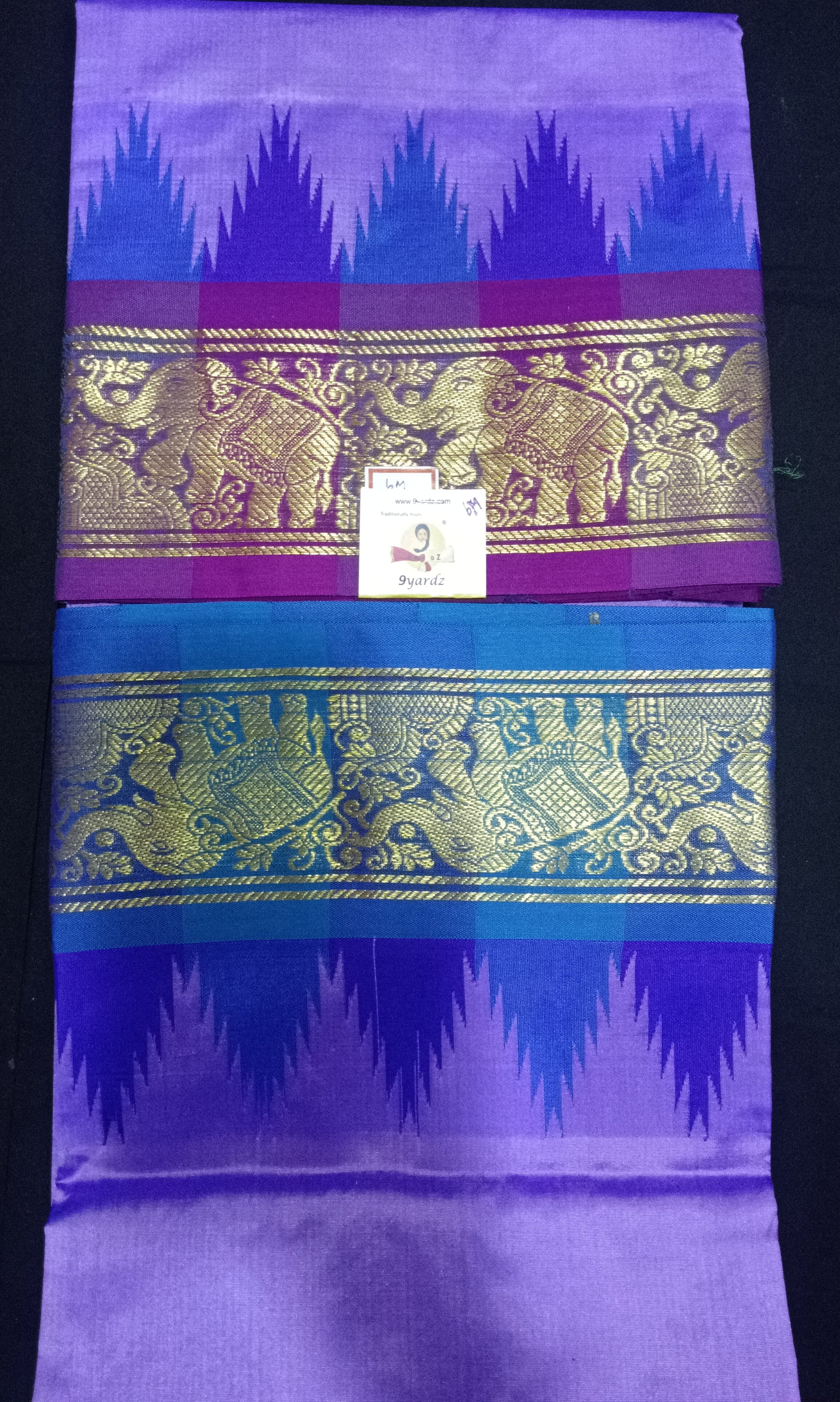 Pure silk Dhoti 6muzham Thalambhu