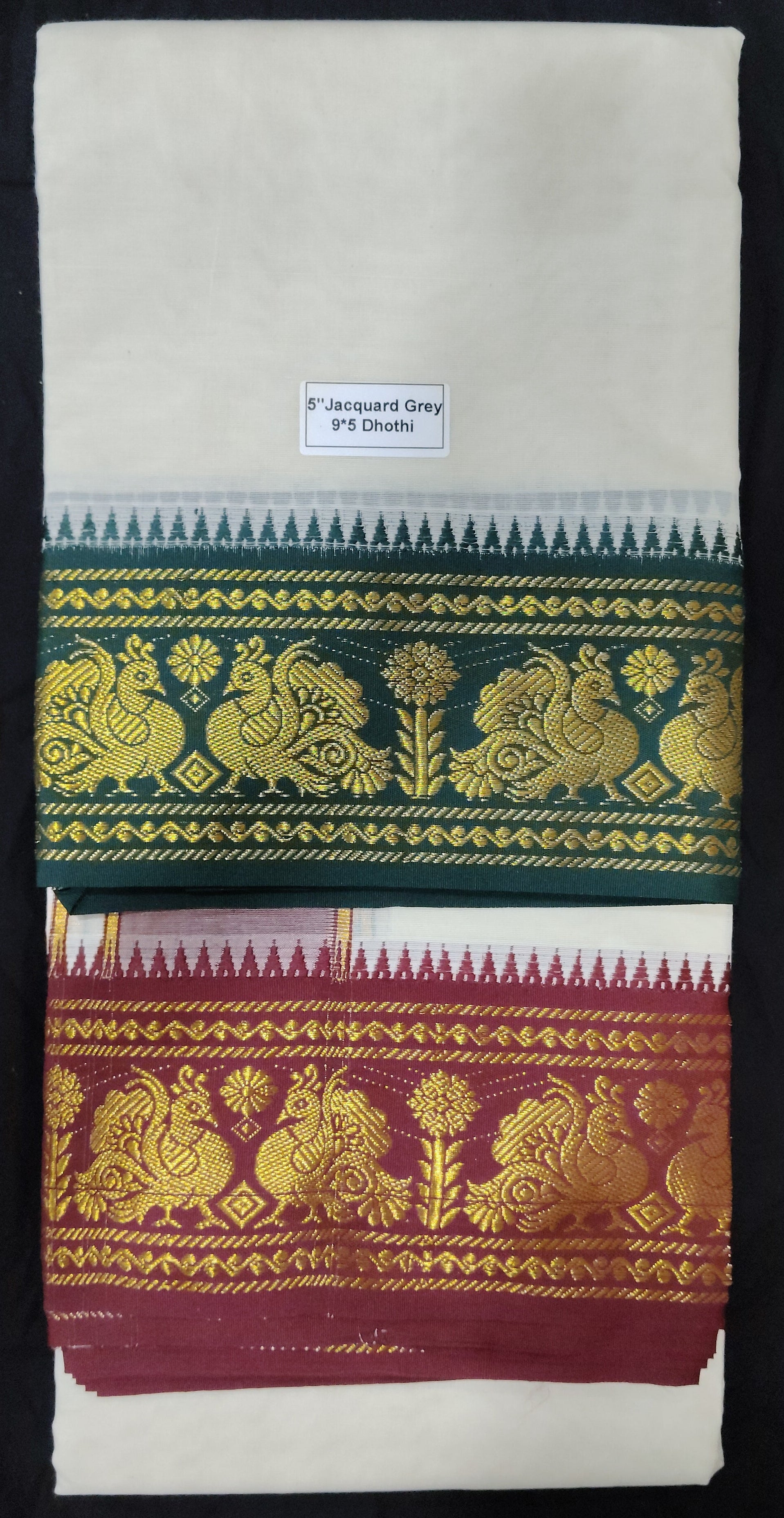 Cotton Dhothi Jacquard 9*5