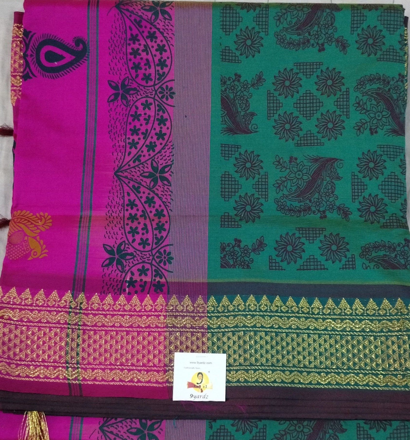 Semi silk Printed 6Yards