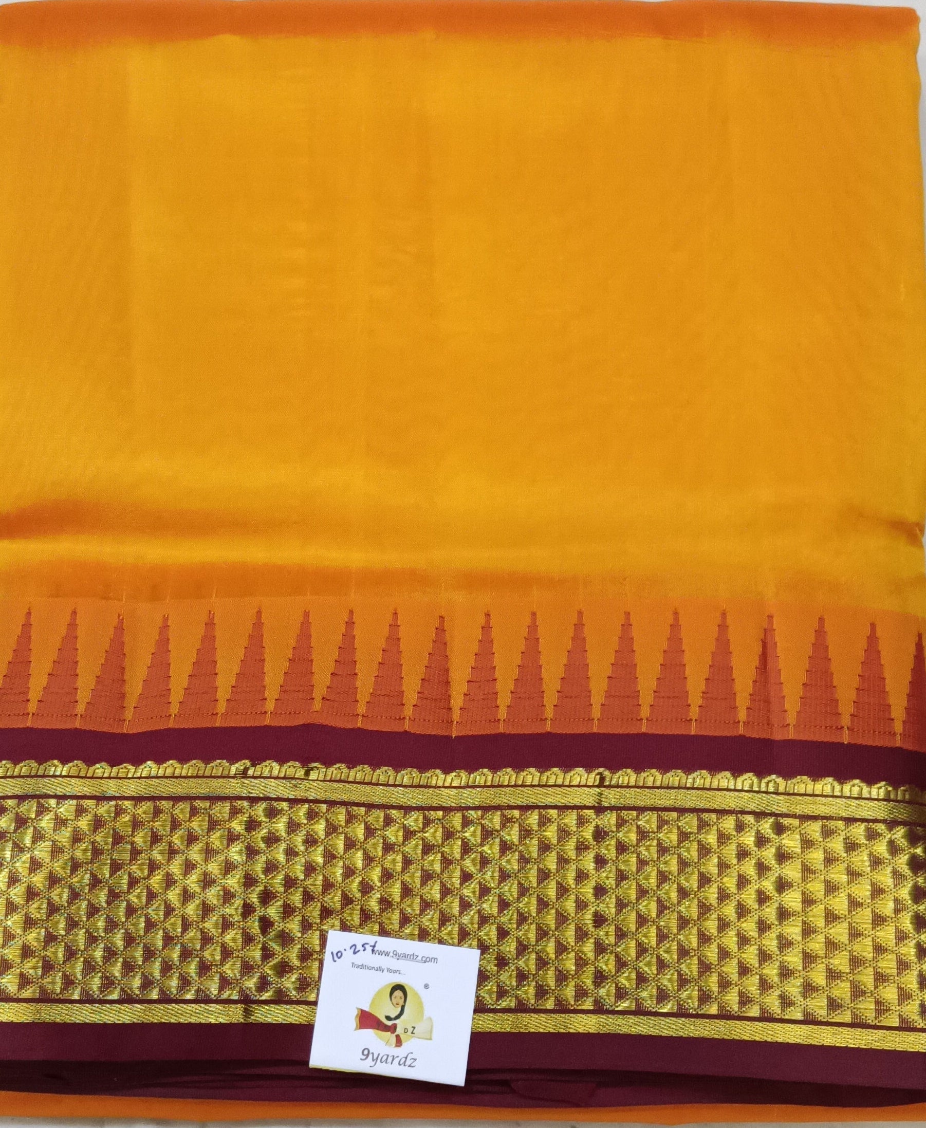 Pure silk 10.25yardz