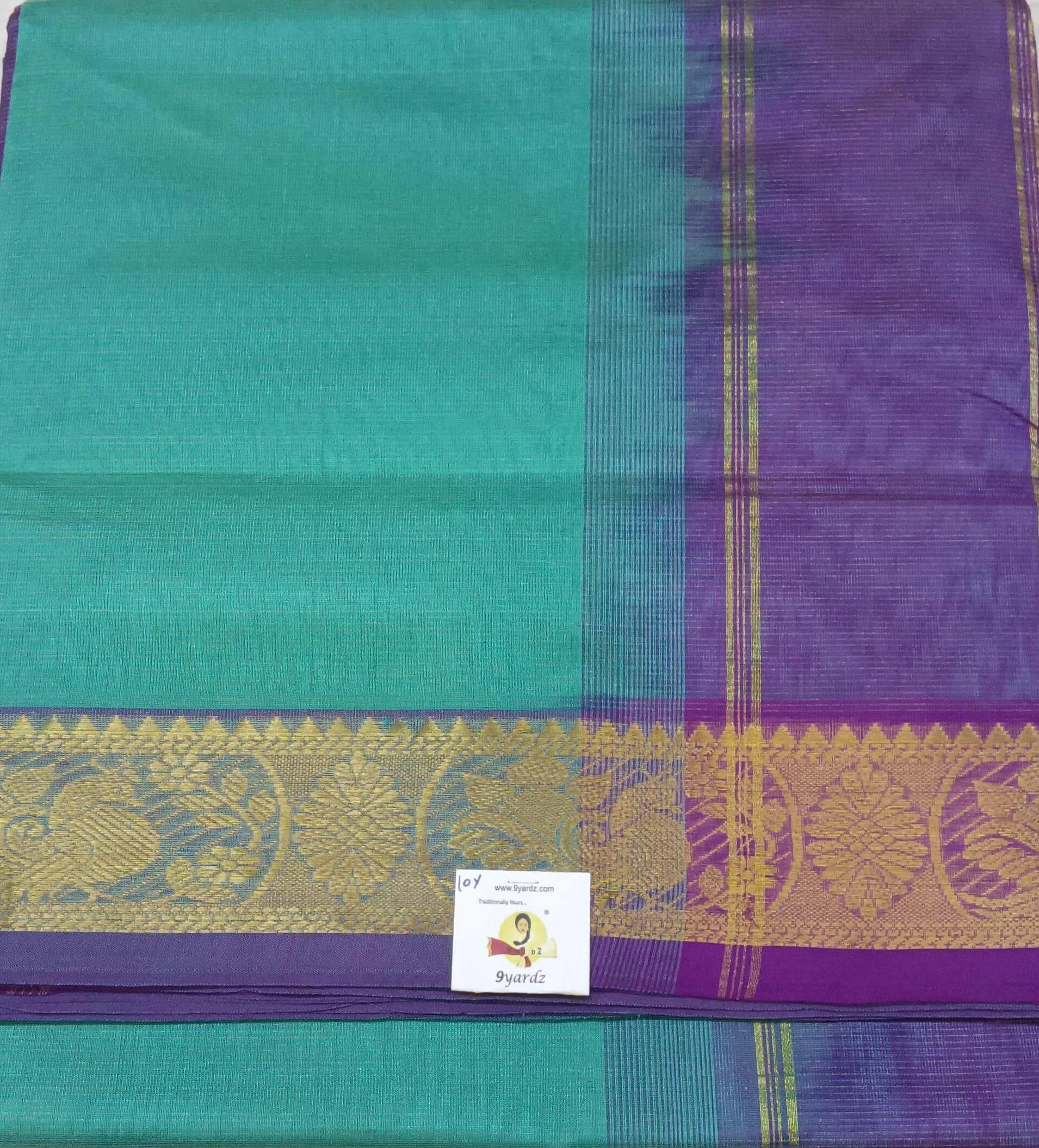 Pure silk cotton vairavoosi 10yards madisar
