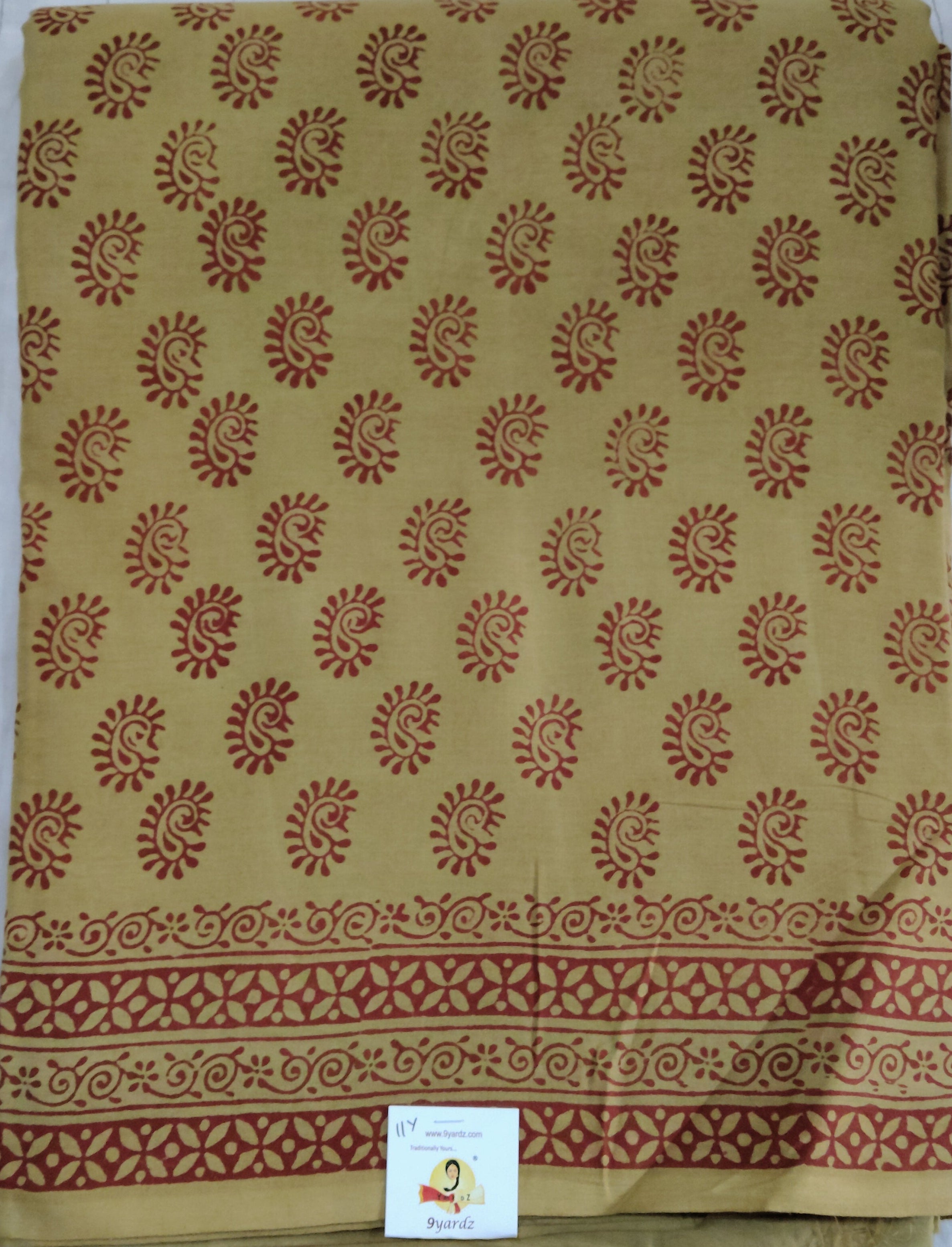 Baag/soft cotton Madisar 11 yards
