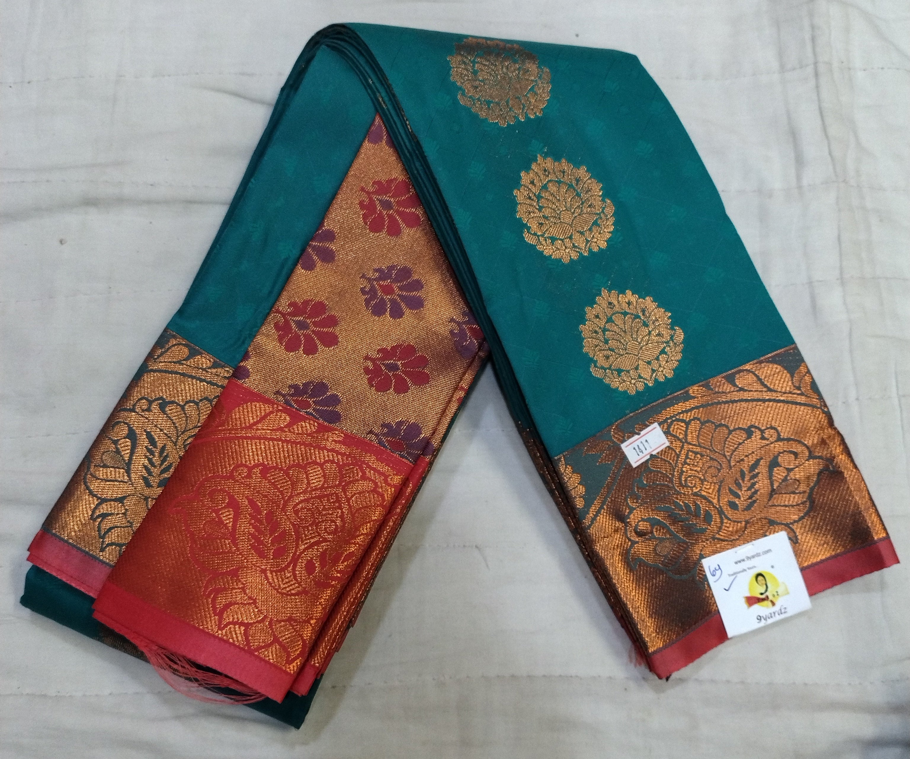 Art silk 6yardz sarees