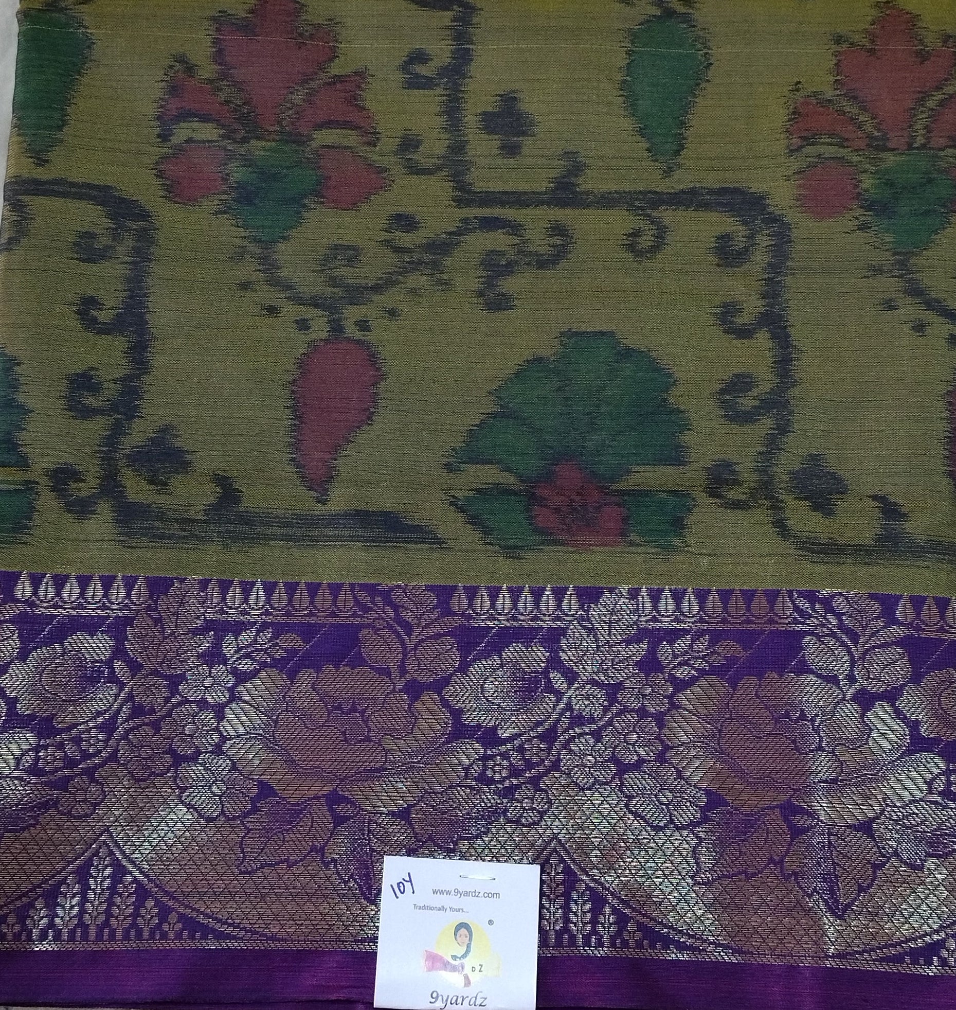 Ikkat semi silk madisar
