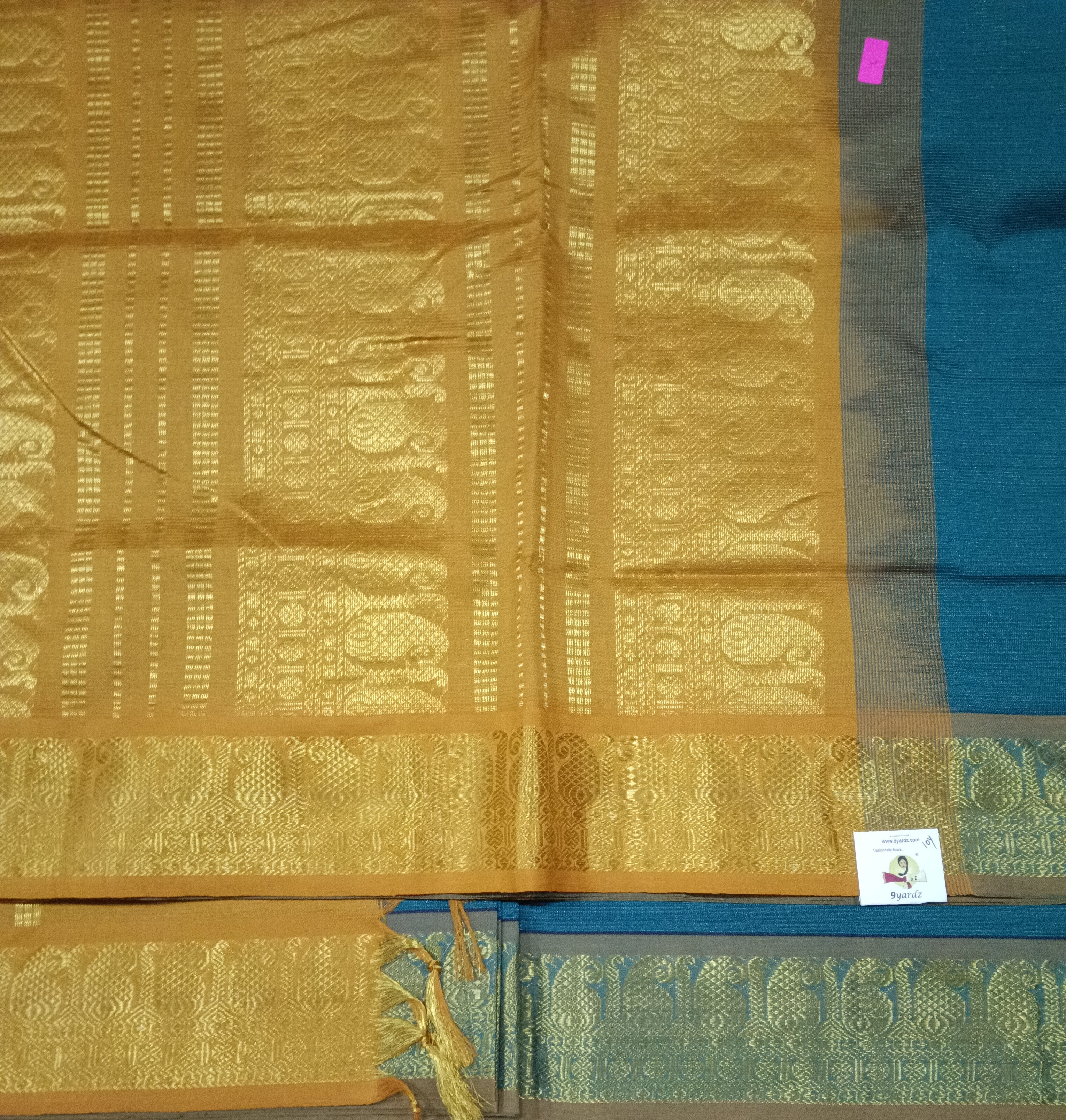 Semi Silk cotton vairavoosi Madisar 10yards