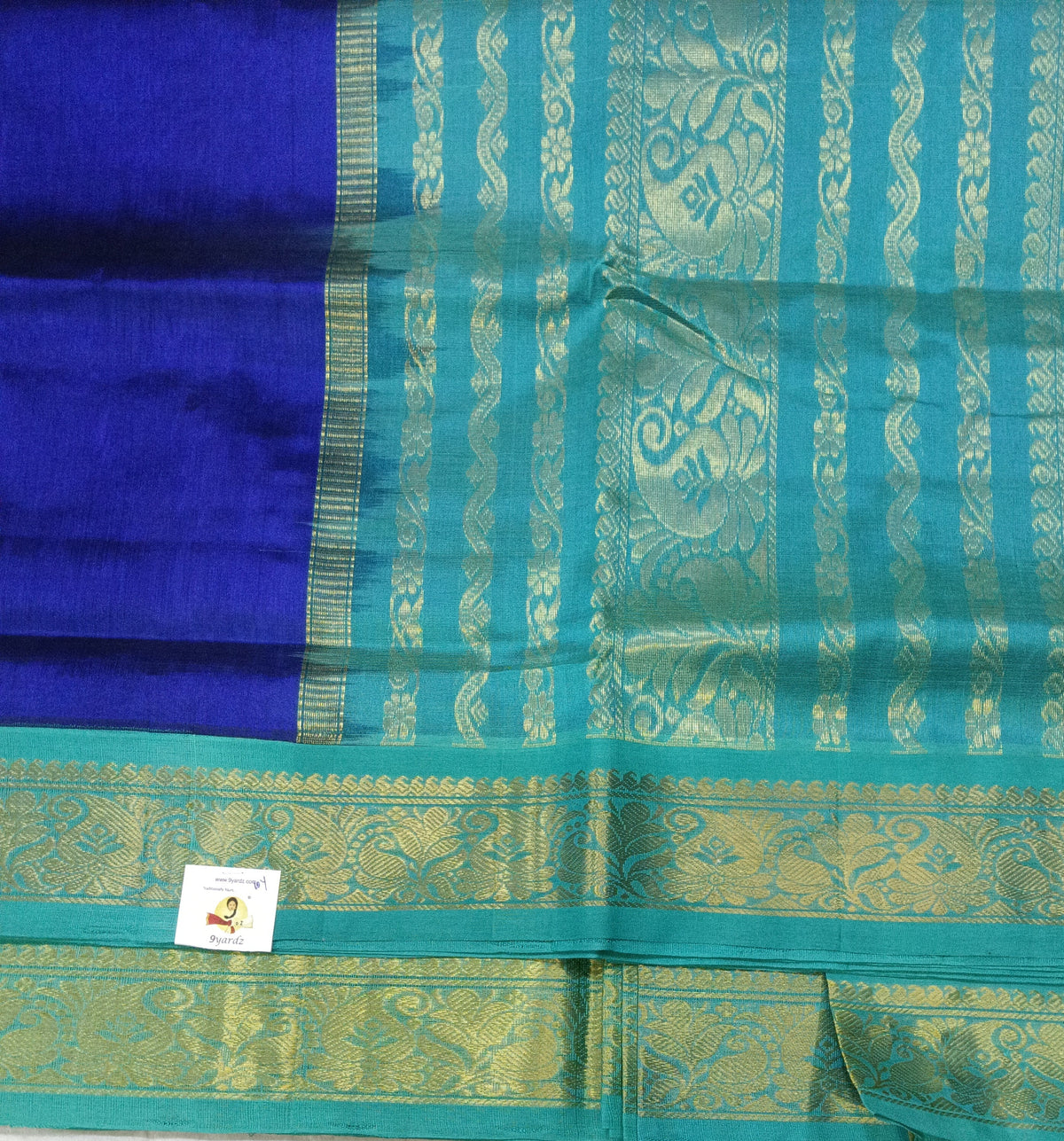 Pure silk cotton -Korvai 10yards madisar
