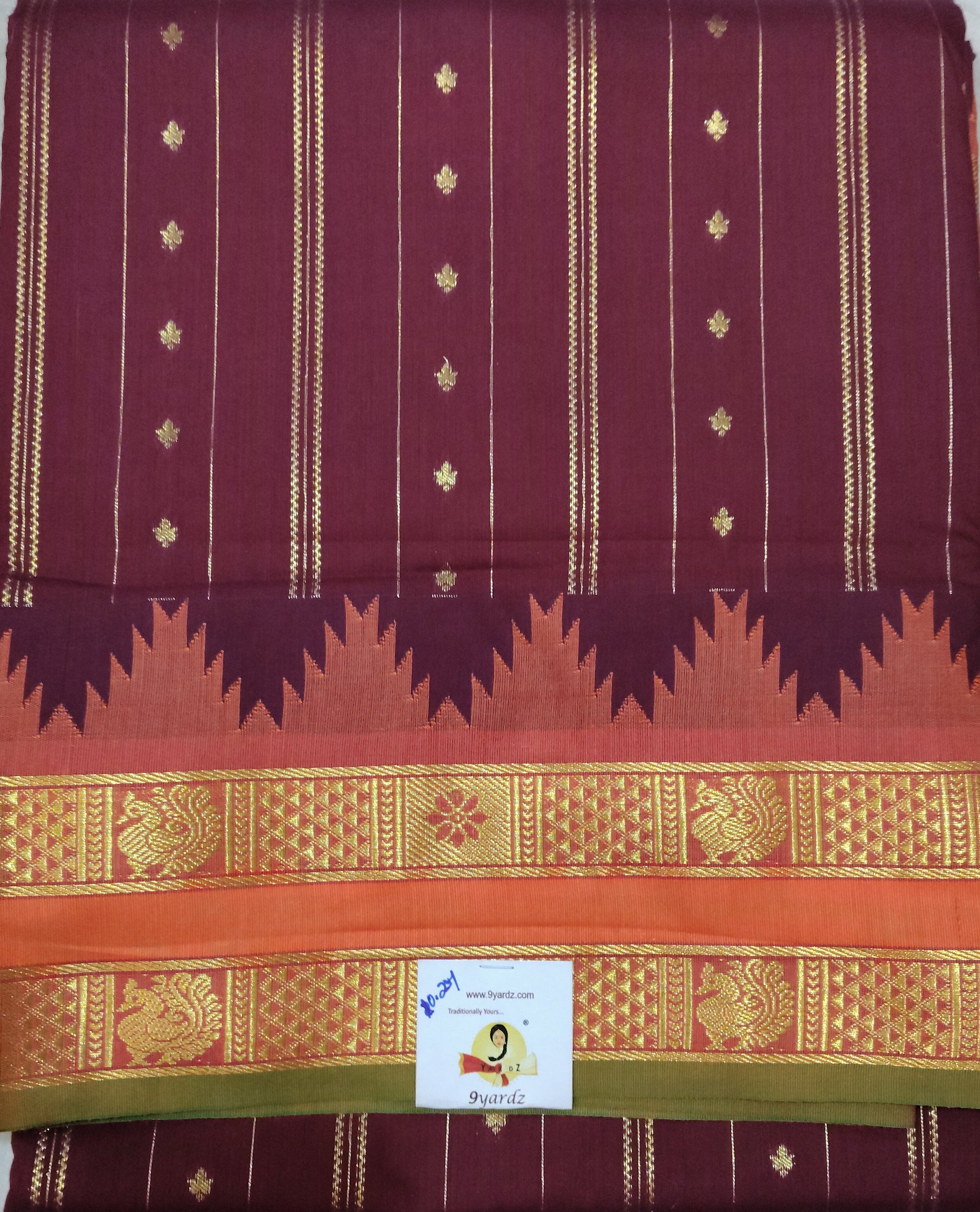 Akshaya cotton 10.25 yards madisar