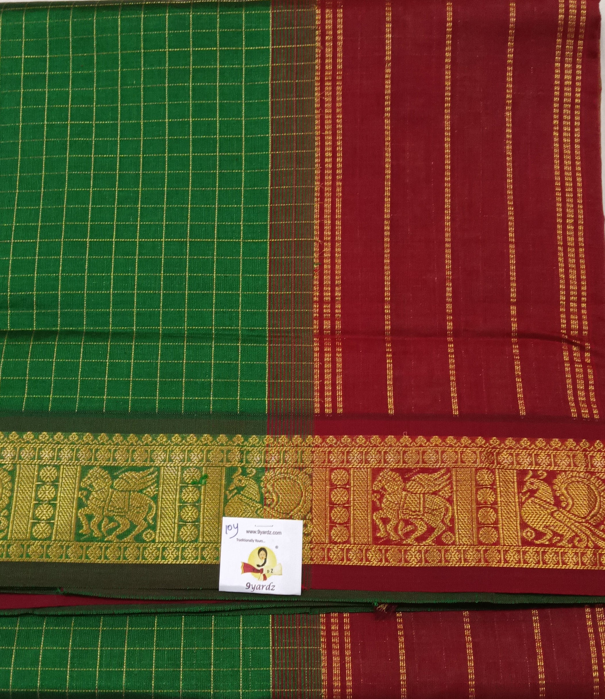 Semi Silk cotton Madisar 10yards