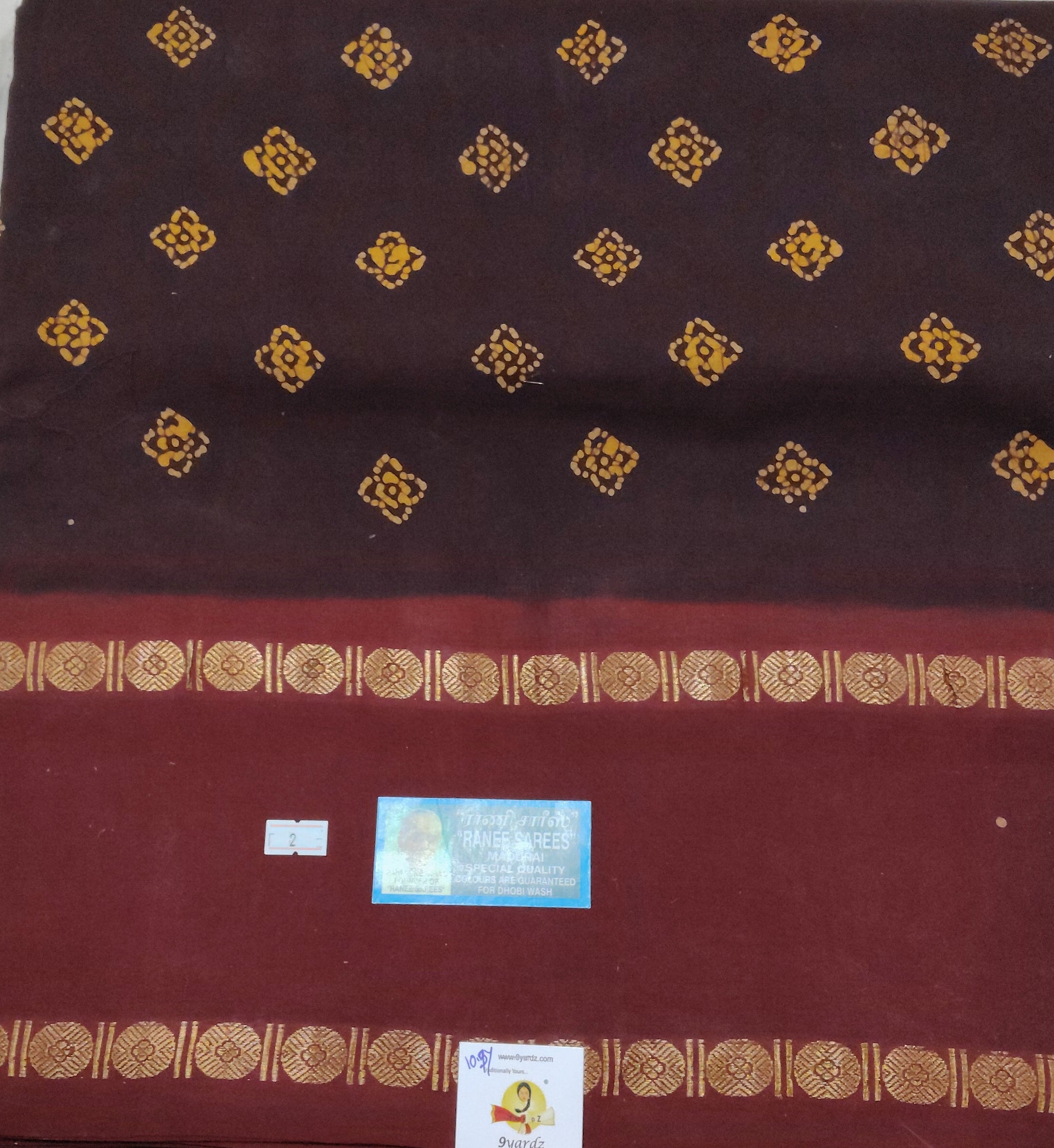Ranee voyal saree 10.5yardz(9.5mtrs)