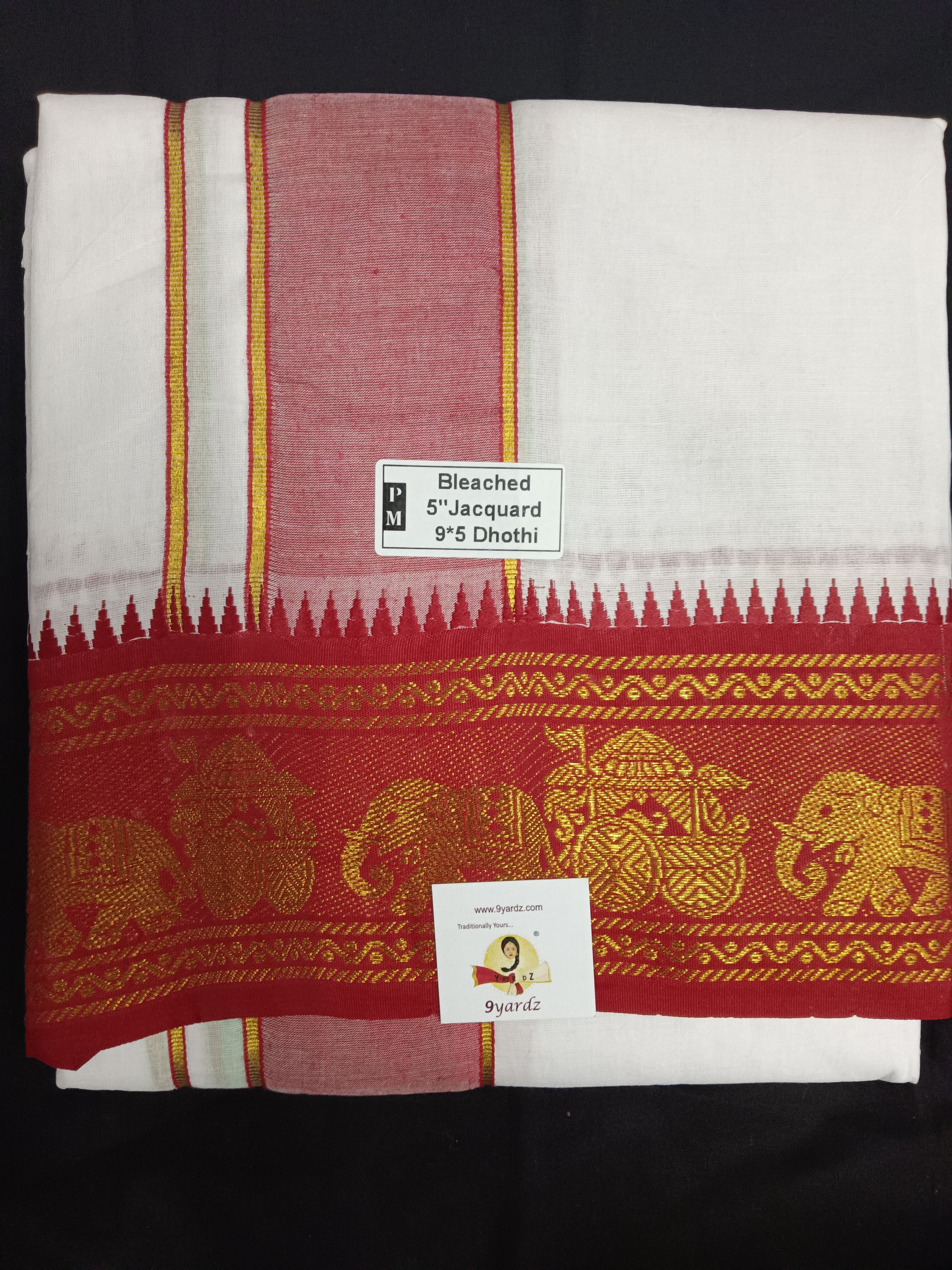 Cotton Dhothi Jacquard 9*5