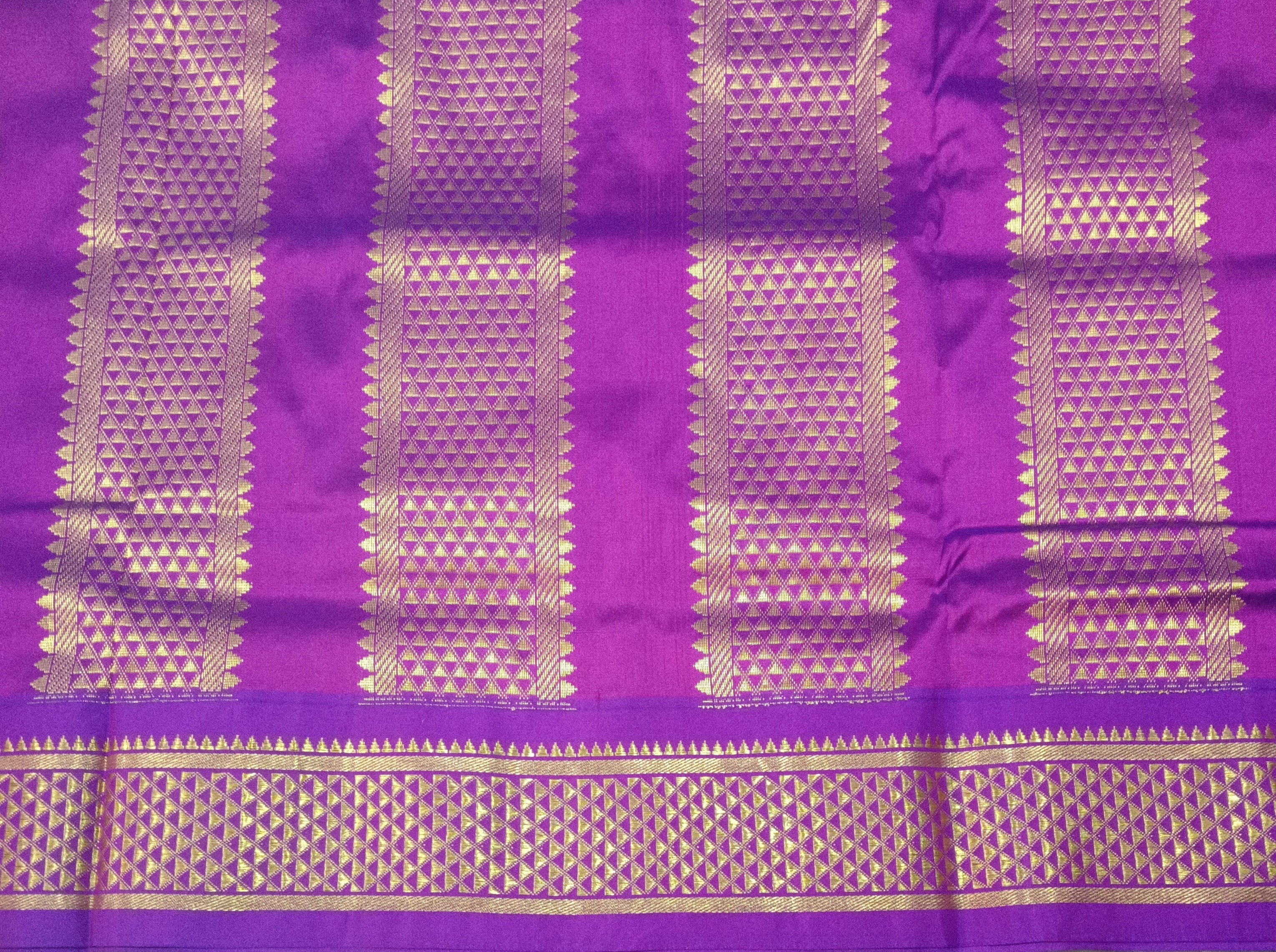 Pure silk madisar 10.5yards