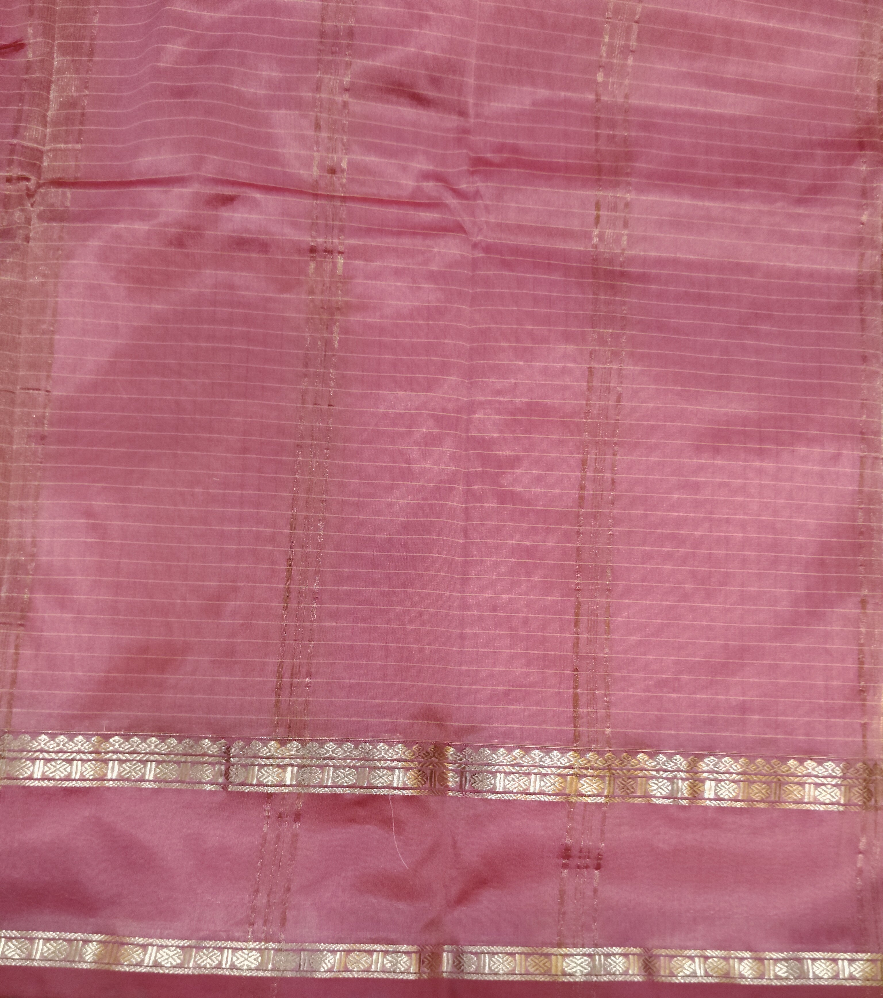 China silk checked 6Yards