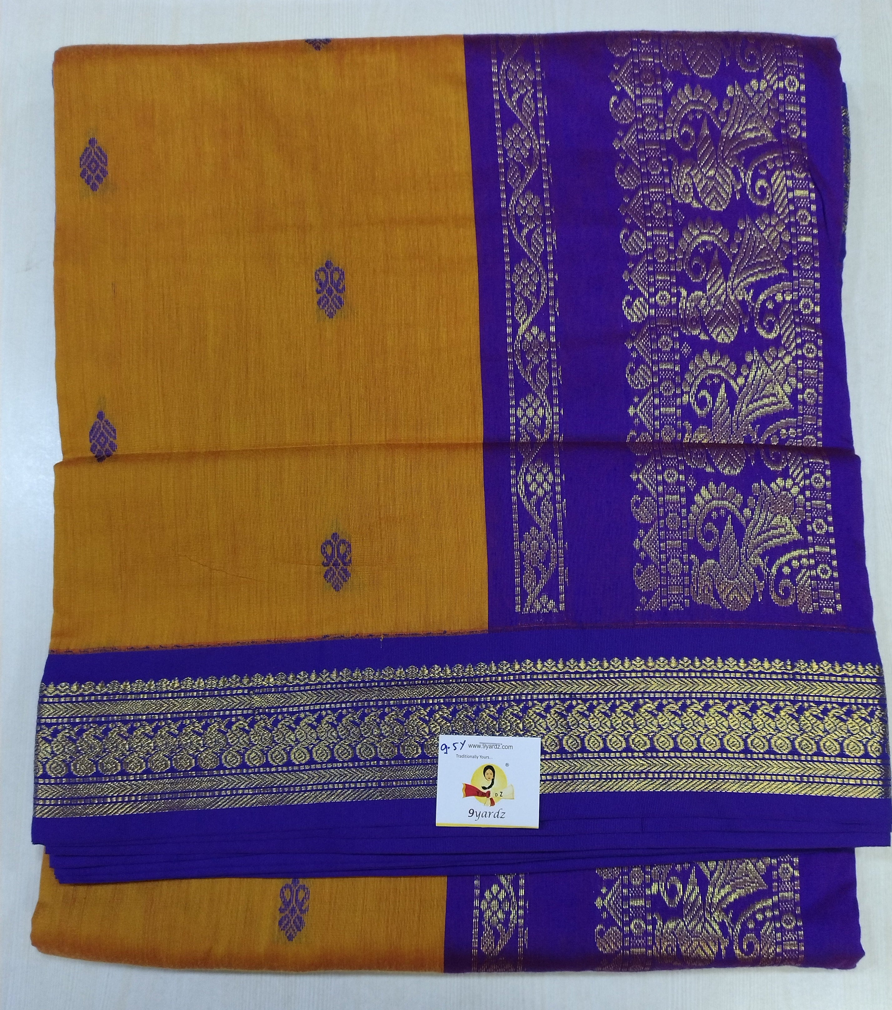 Kalyani Cotton  9.5 yardz