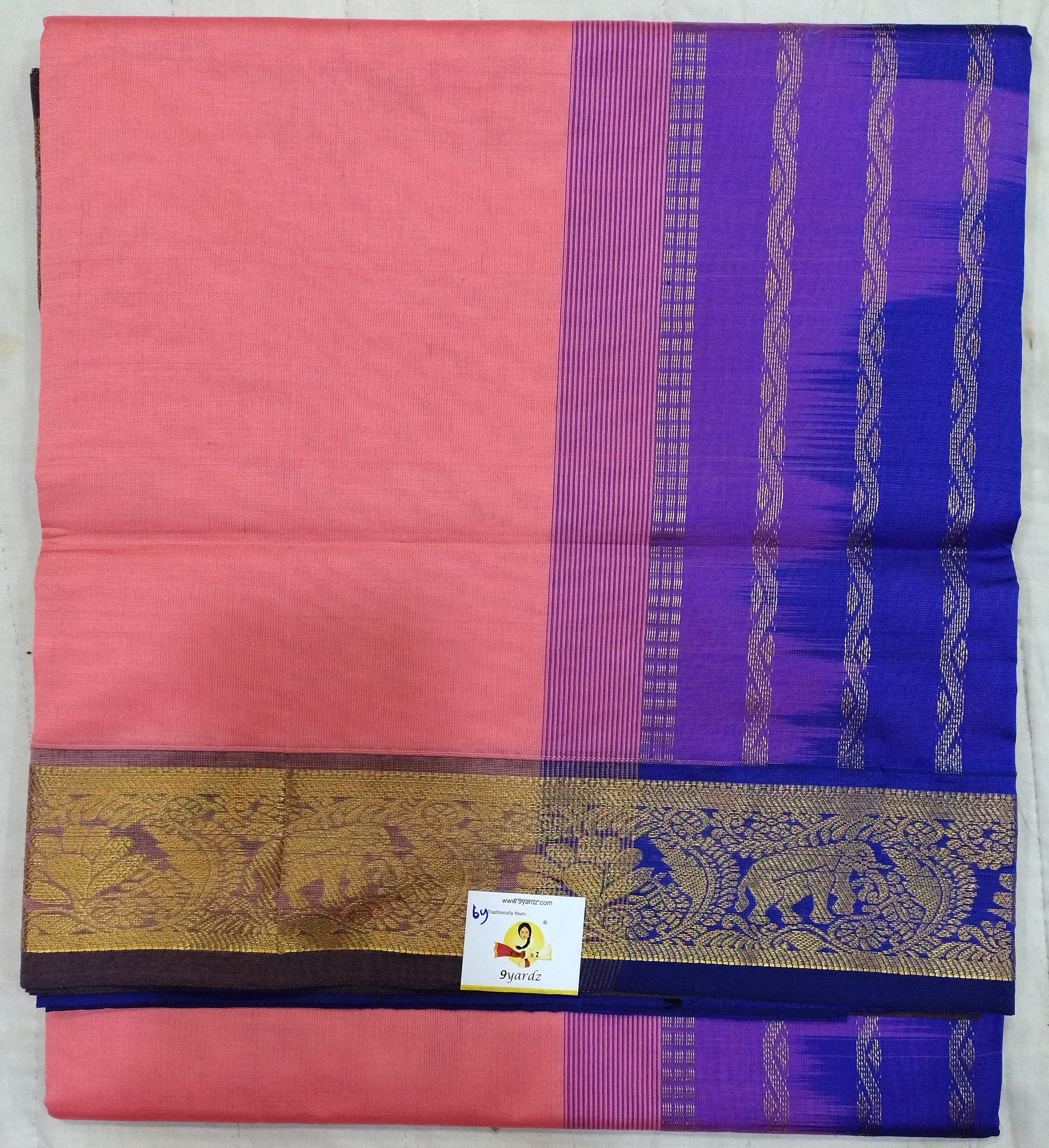 Semi silk Plain 6Yards