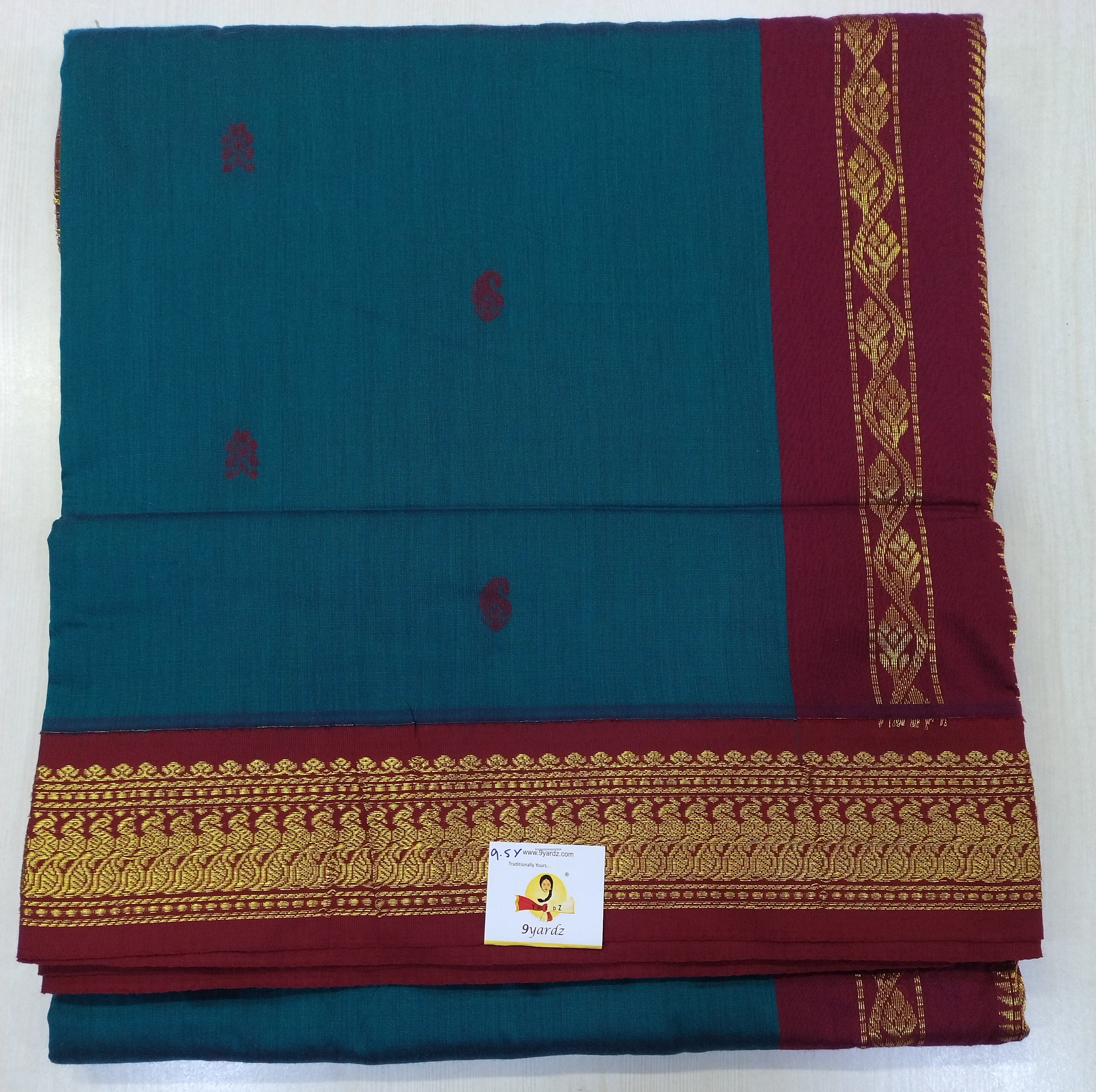 Kalyani Cotton  9.5 yardz