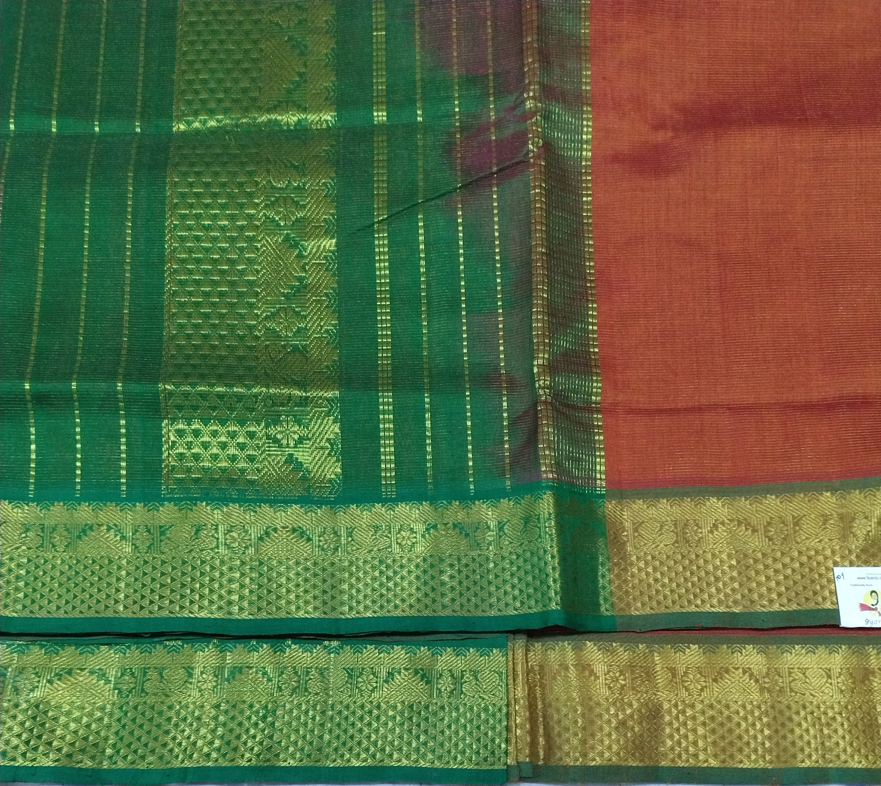 Pure silk cotton Vairaoosi 10yards madisar
