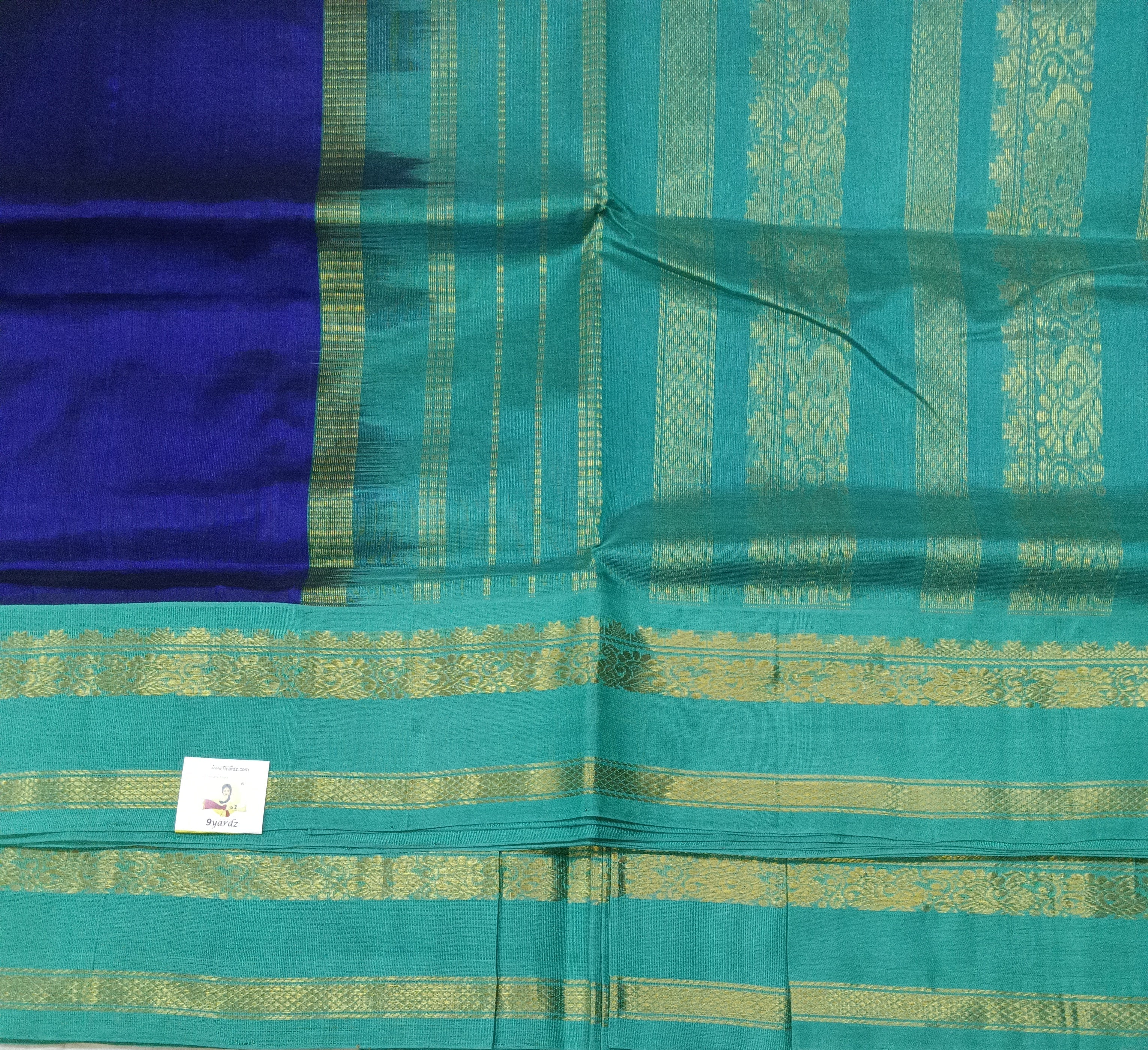 Pure silk cotton -Korvai 10yards madisar