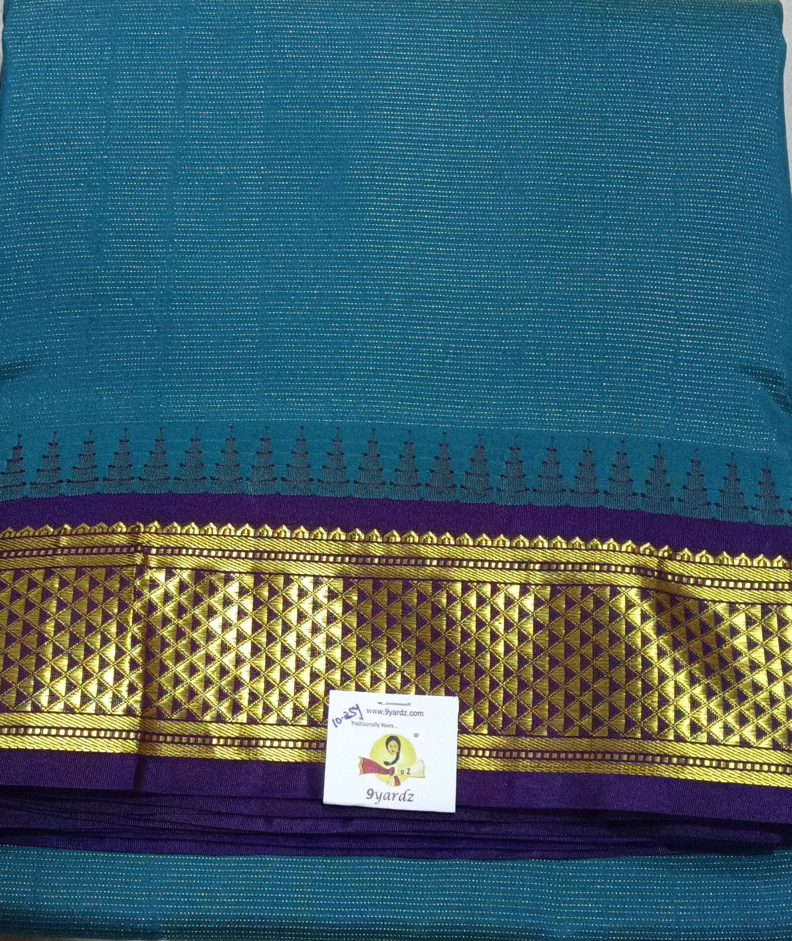 Pure silk 10.25yardz