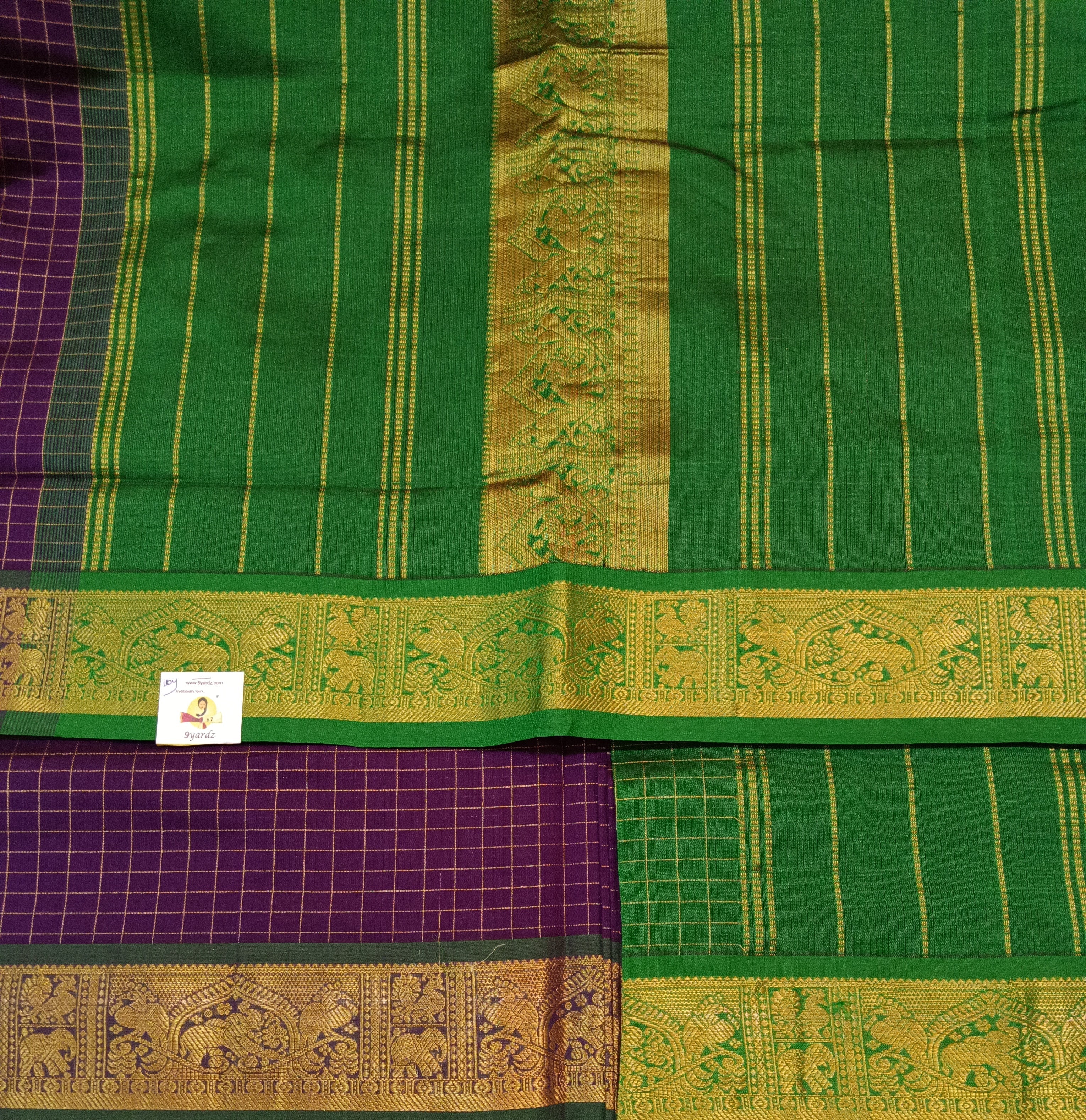Semi Silk cotton Madisar 10yards