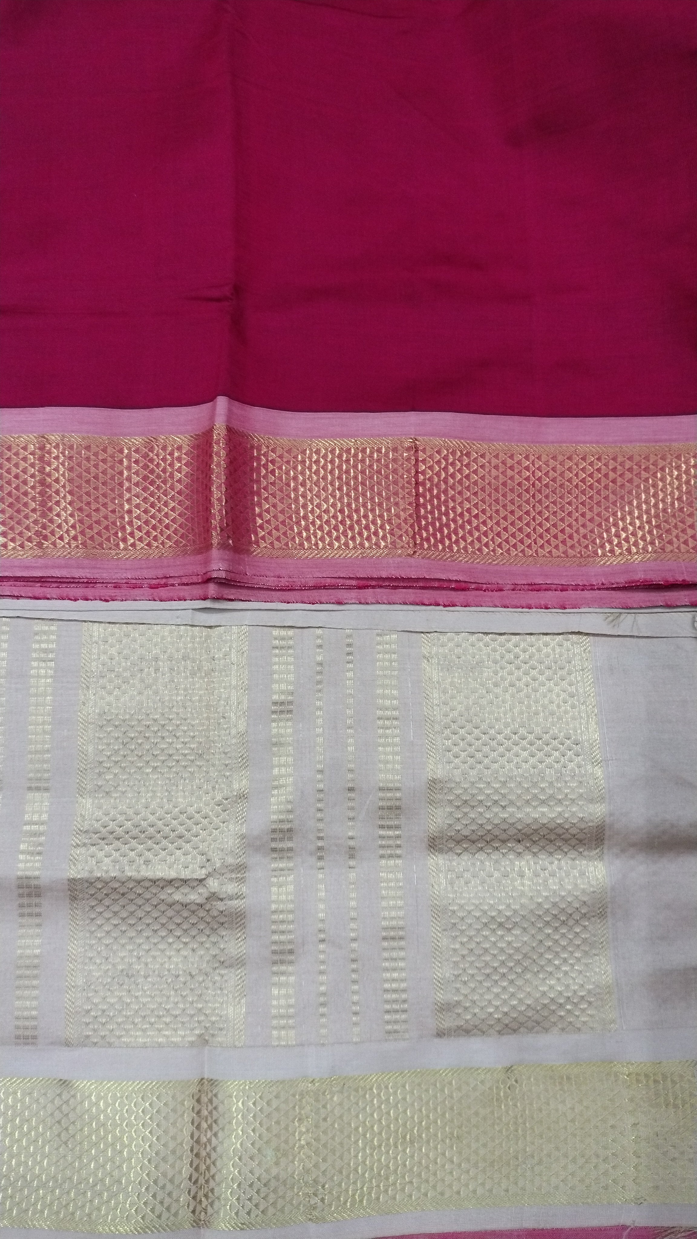 Semi silk Plain 6Yards