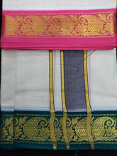 Load image into Gallery viewer, Pure cotton Muhurtham dhoti 9*5