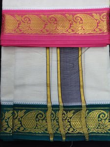 Pure cotton Muhurtham dhoti 9*5