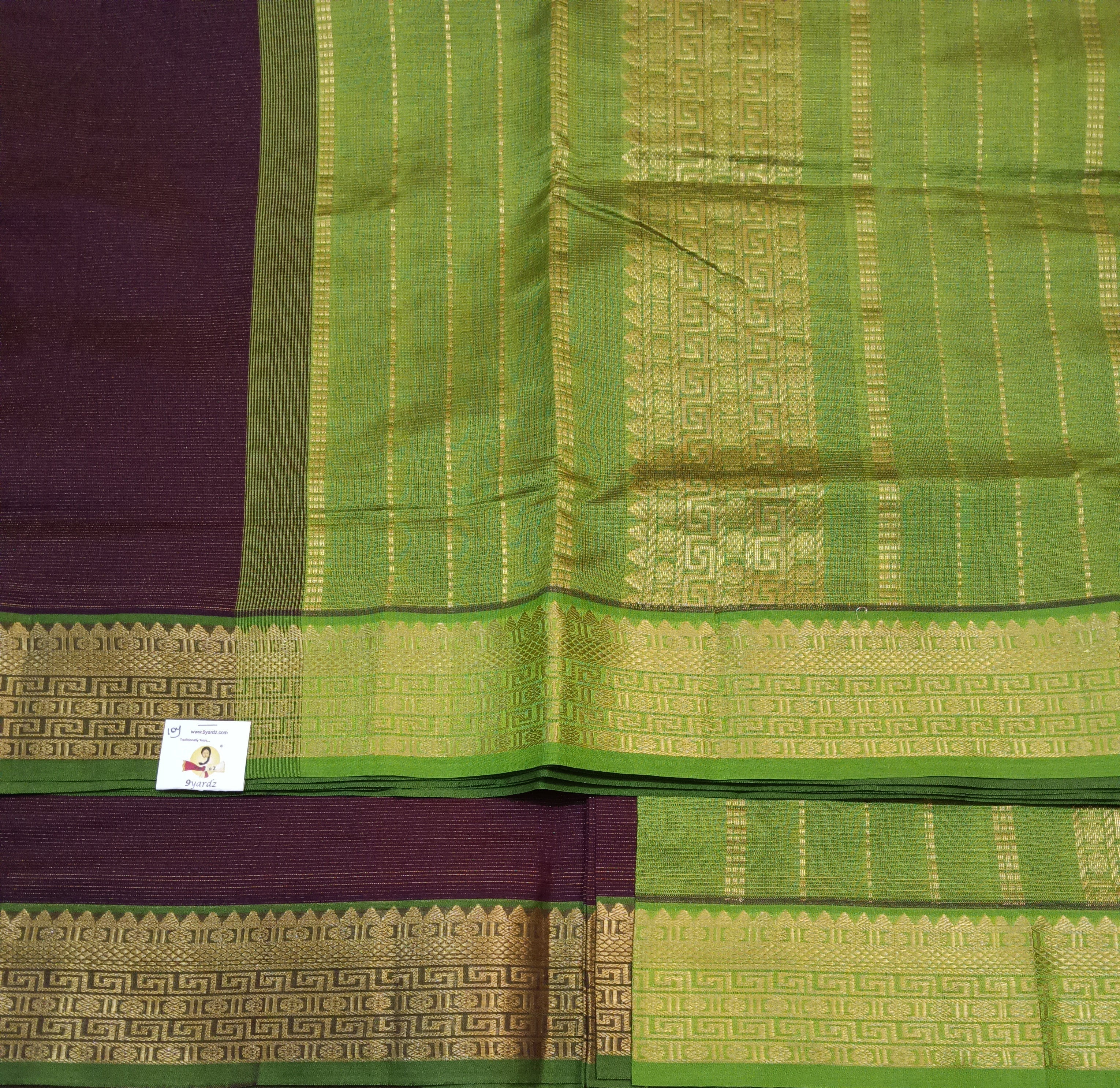 Semi Silk cotton vairavoosi Madisar 10yards