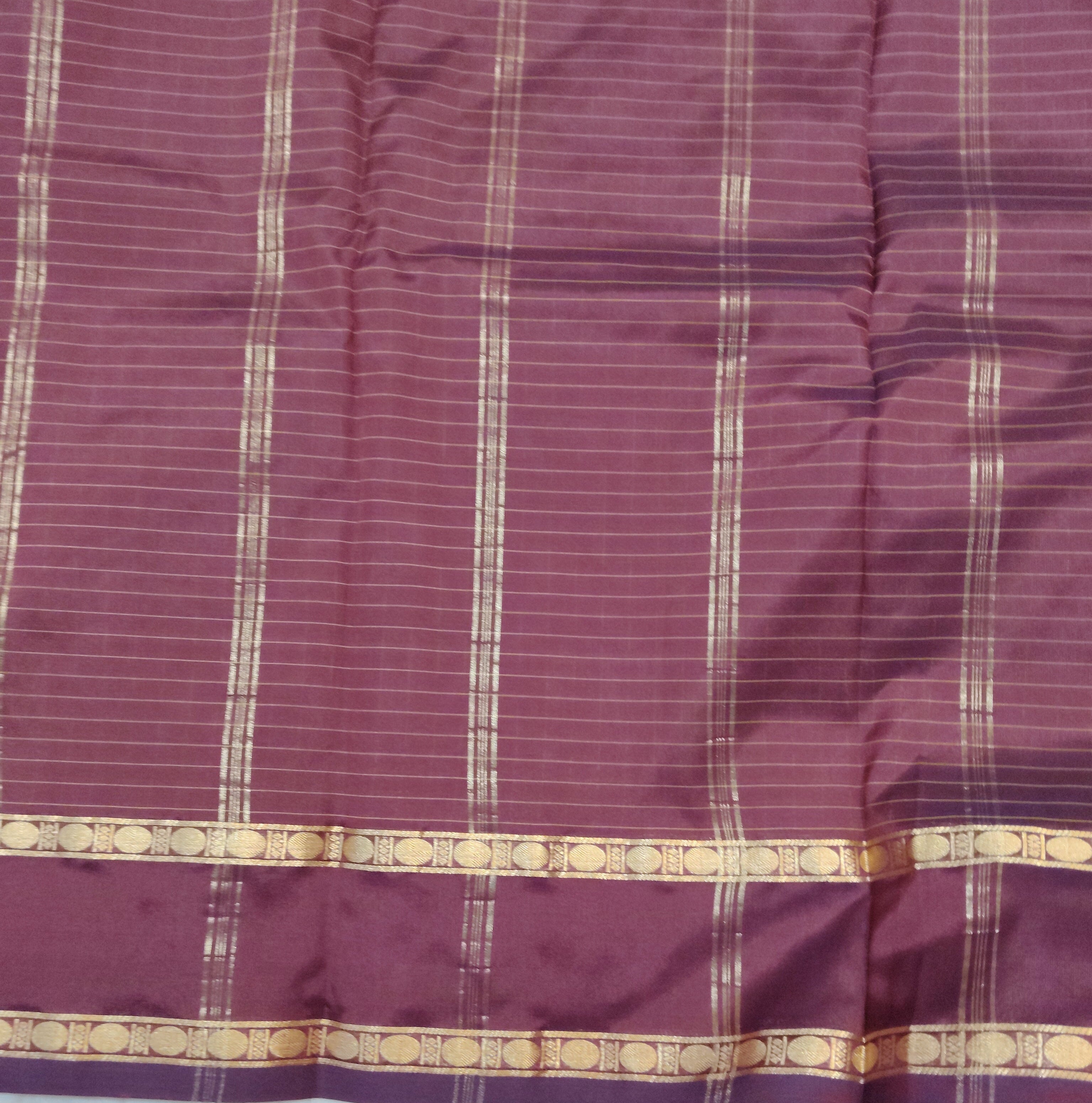 China silk checked 6Yards