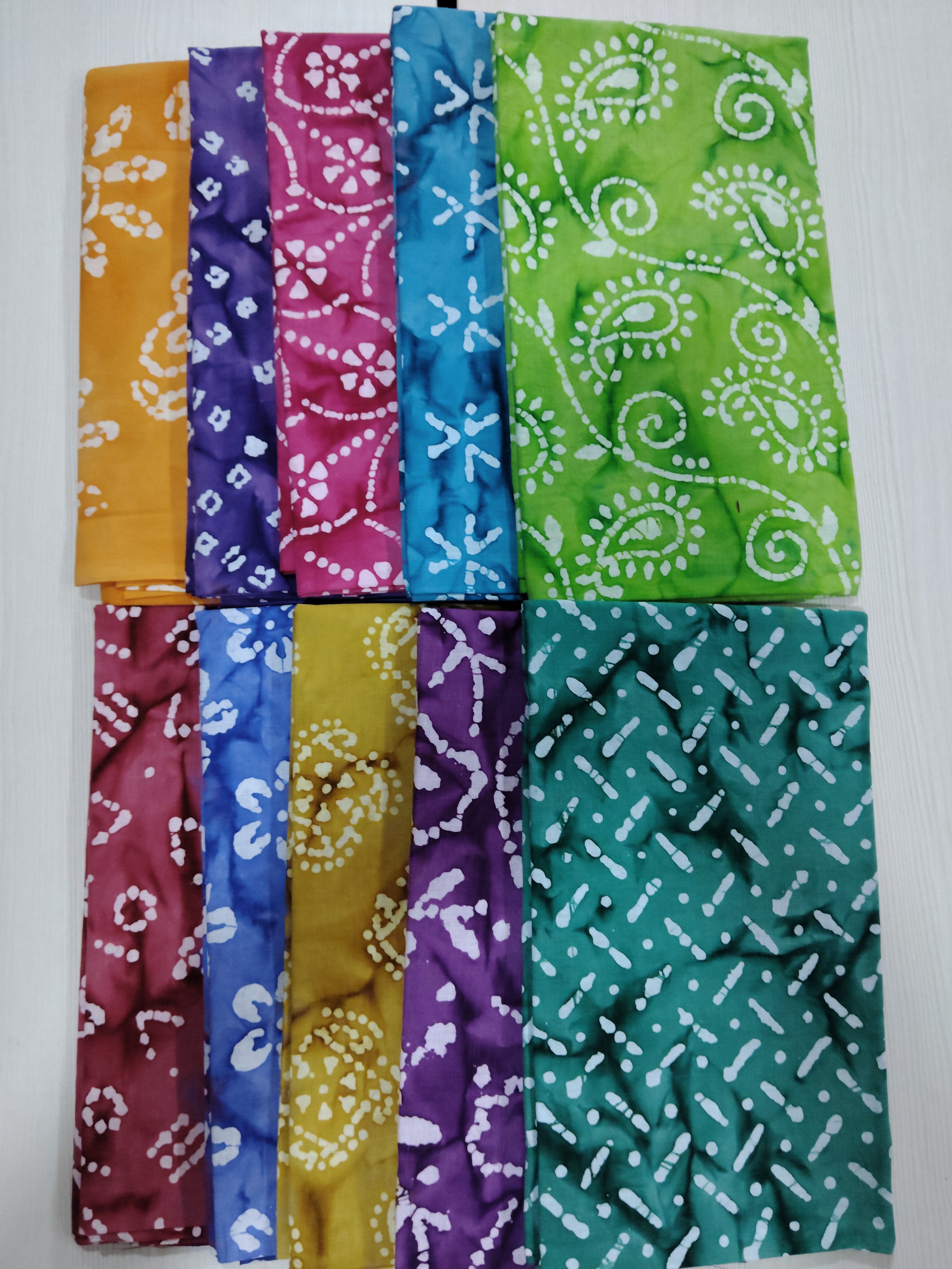 Navarathri special Bathik Cotton blouse bits