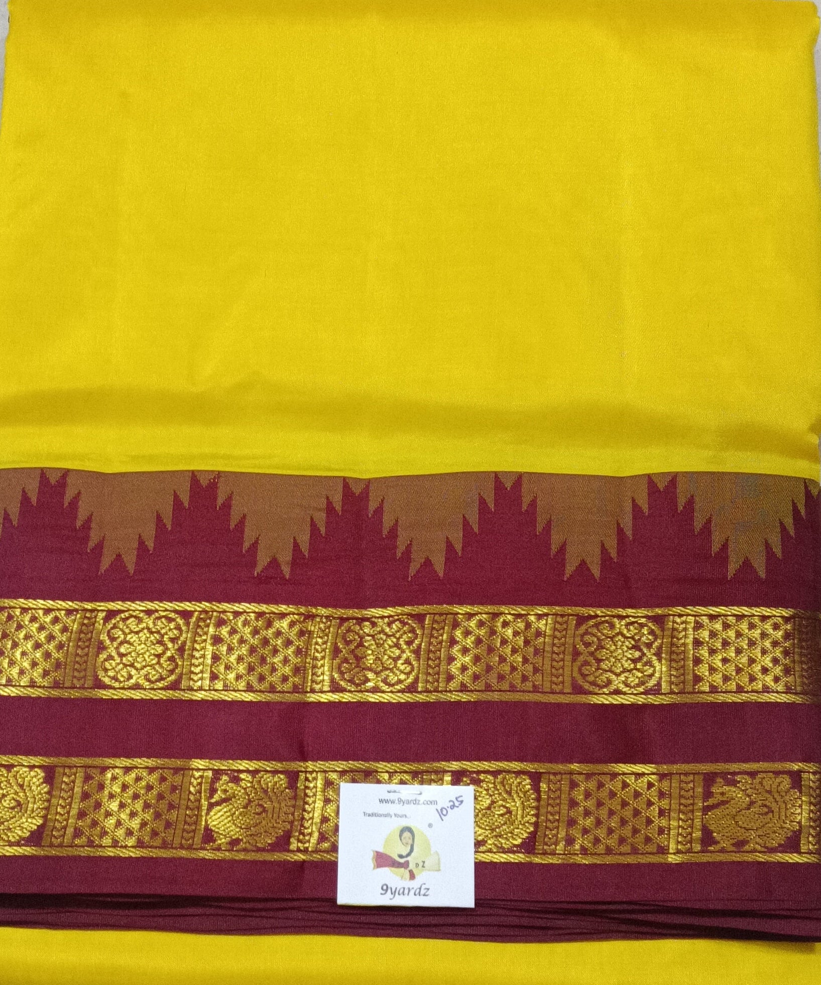 Pure silk 10.25yardz