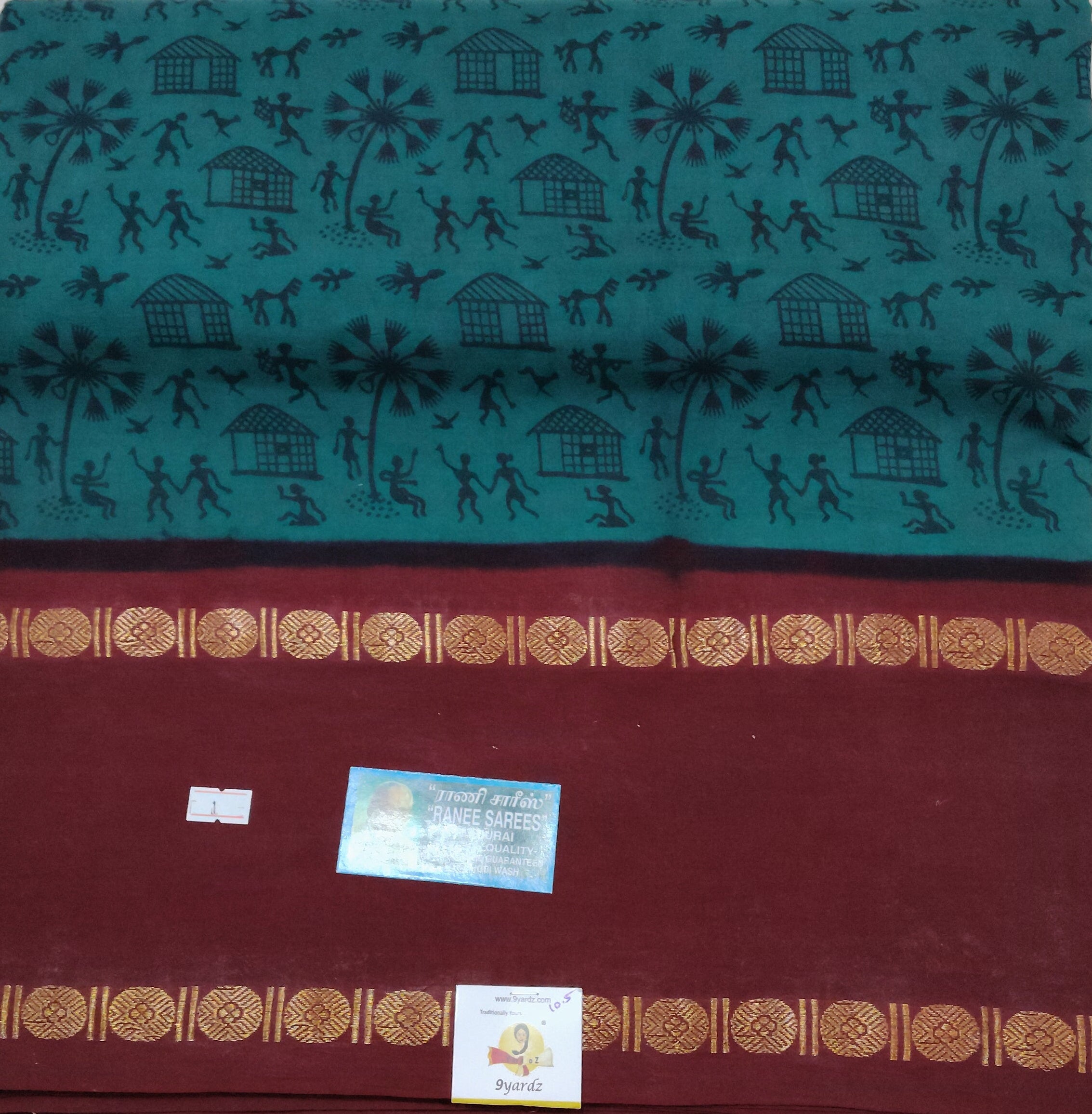 Ranee voyal saree 10.5yardz(9.5mtrs)