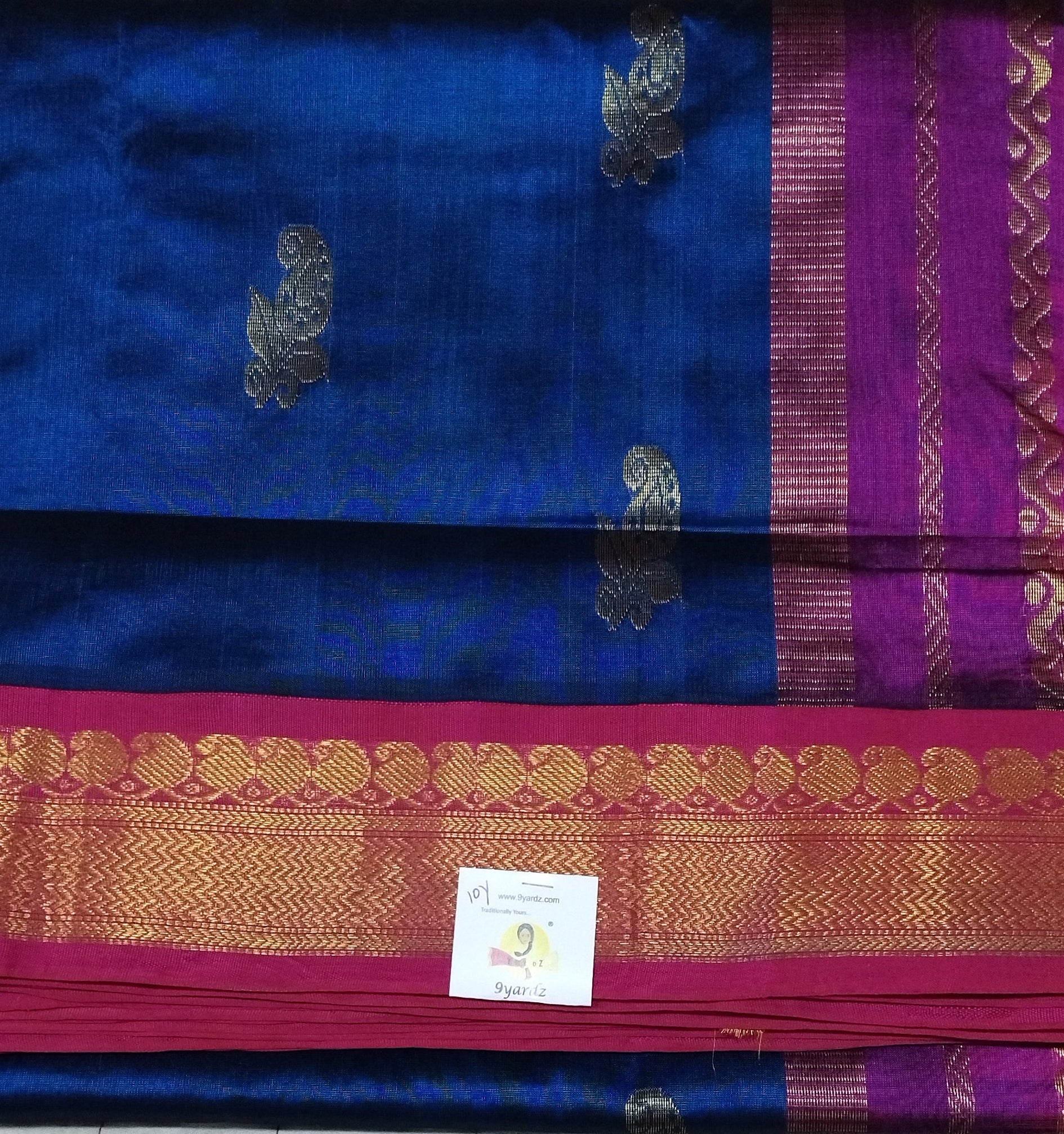 Pure silk cotton -Korvai 10yards madisar