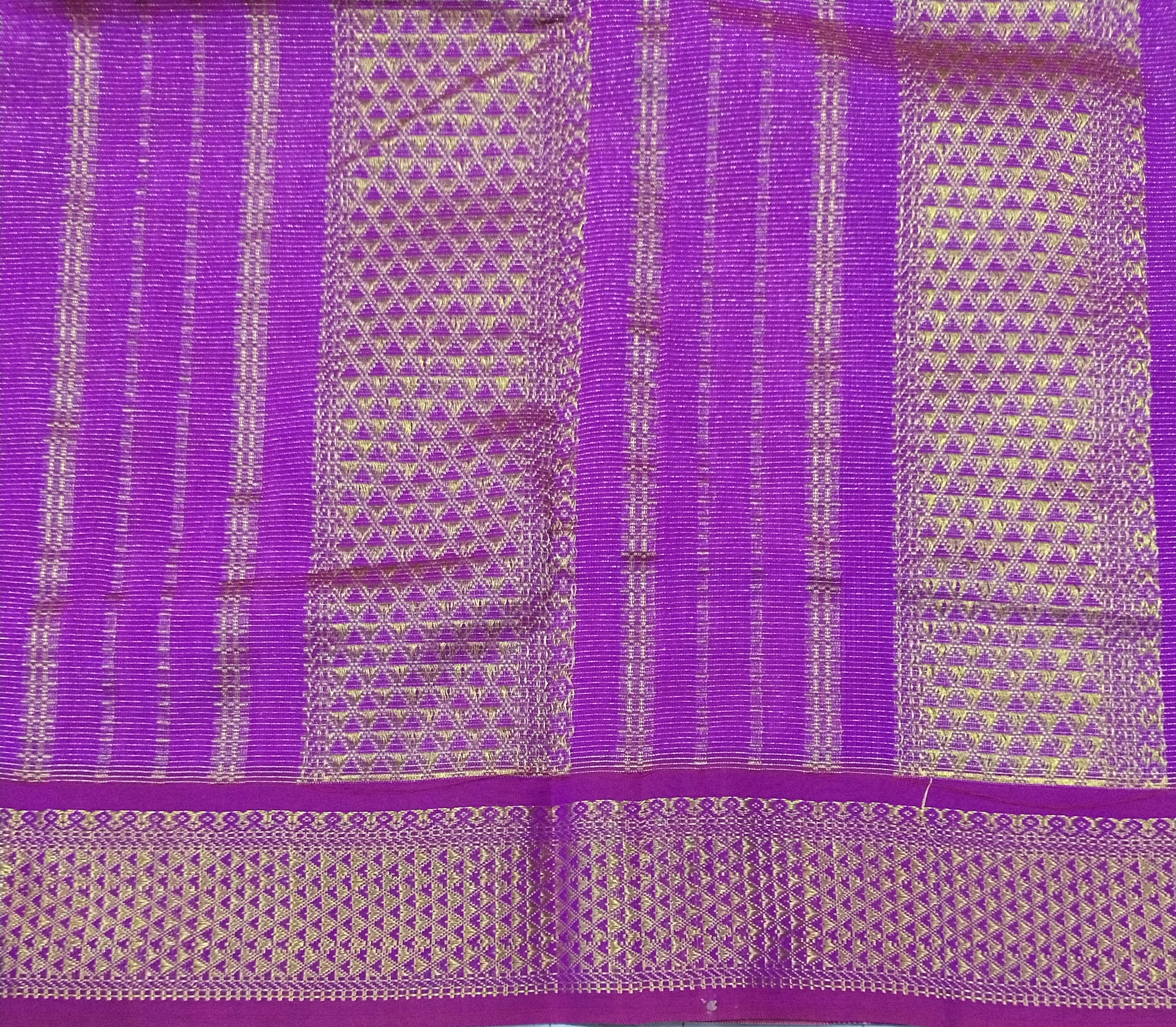 Semi Silk cotton Vairavoosi 11.yardz