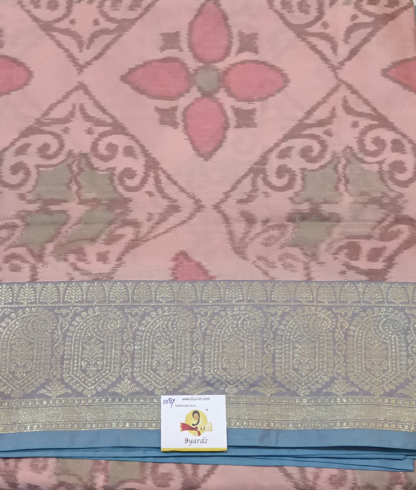 Ikkat semi silk madisar