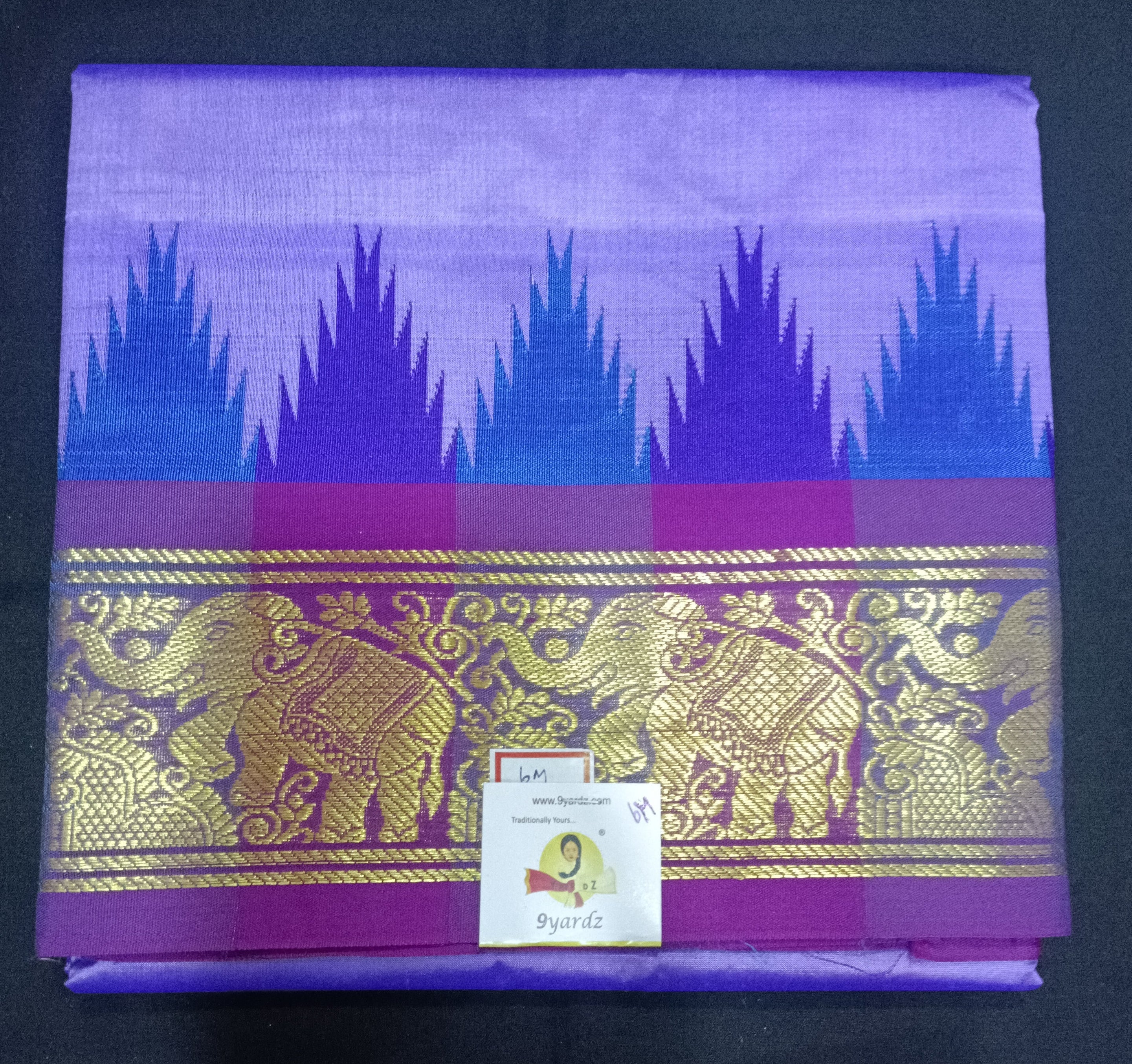 Pure silk Dhoti 6muzham Thalambhu