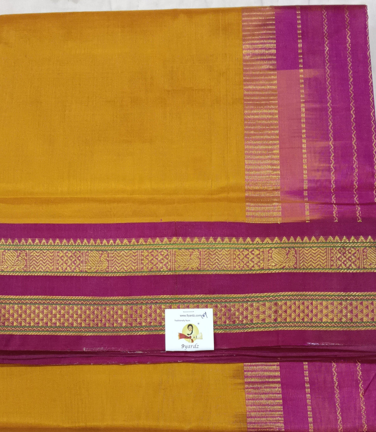 Pure silk cotton -Korvai 10yards madisar