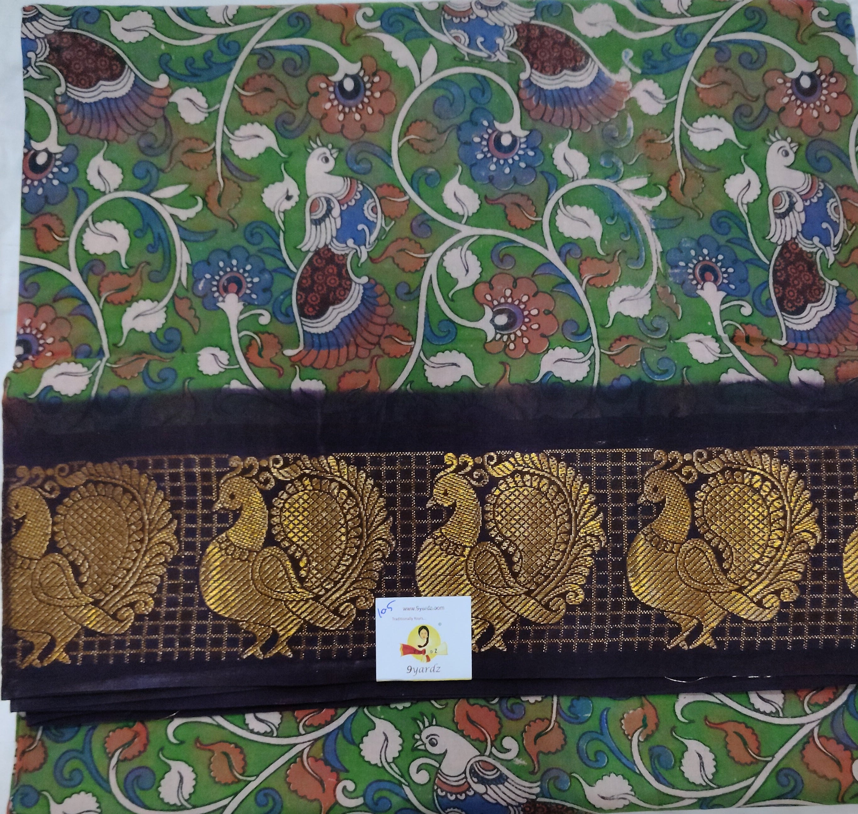 Sungudi cotton 10.5 yards madisar