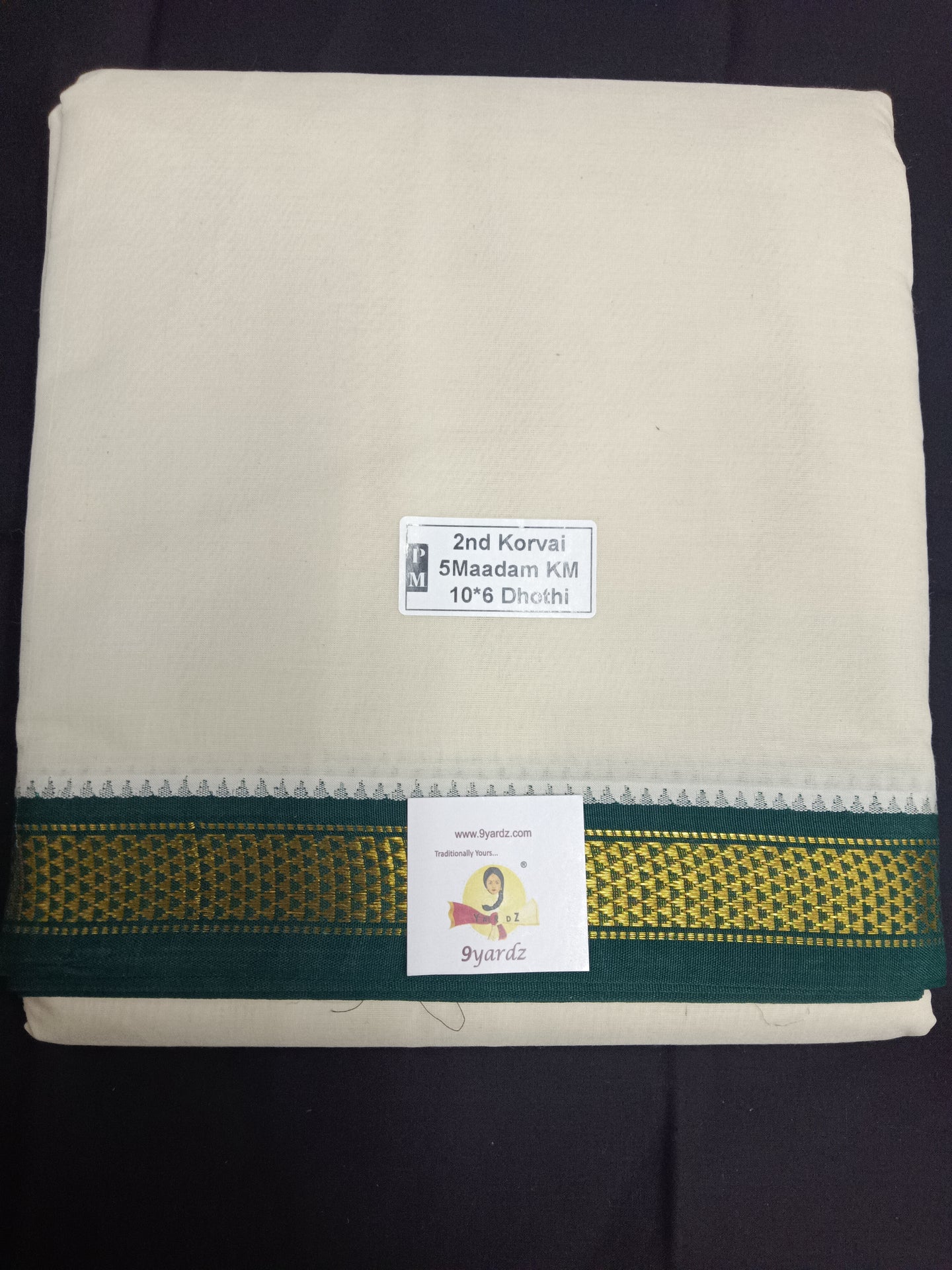 Pure cotton Muhurtham dhoti 10*6 5Maadampet KM