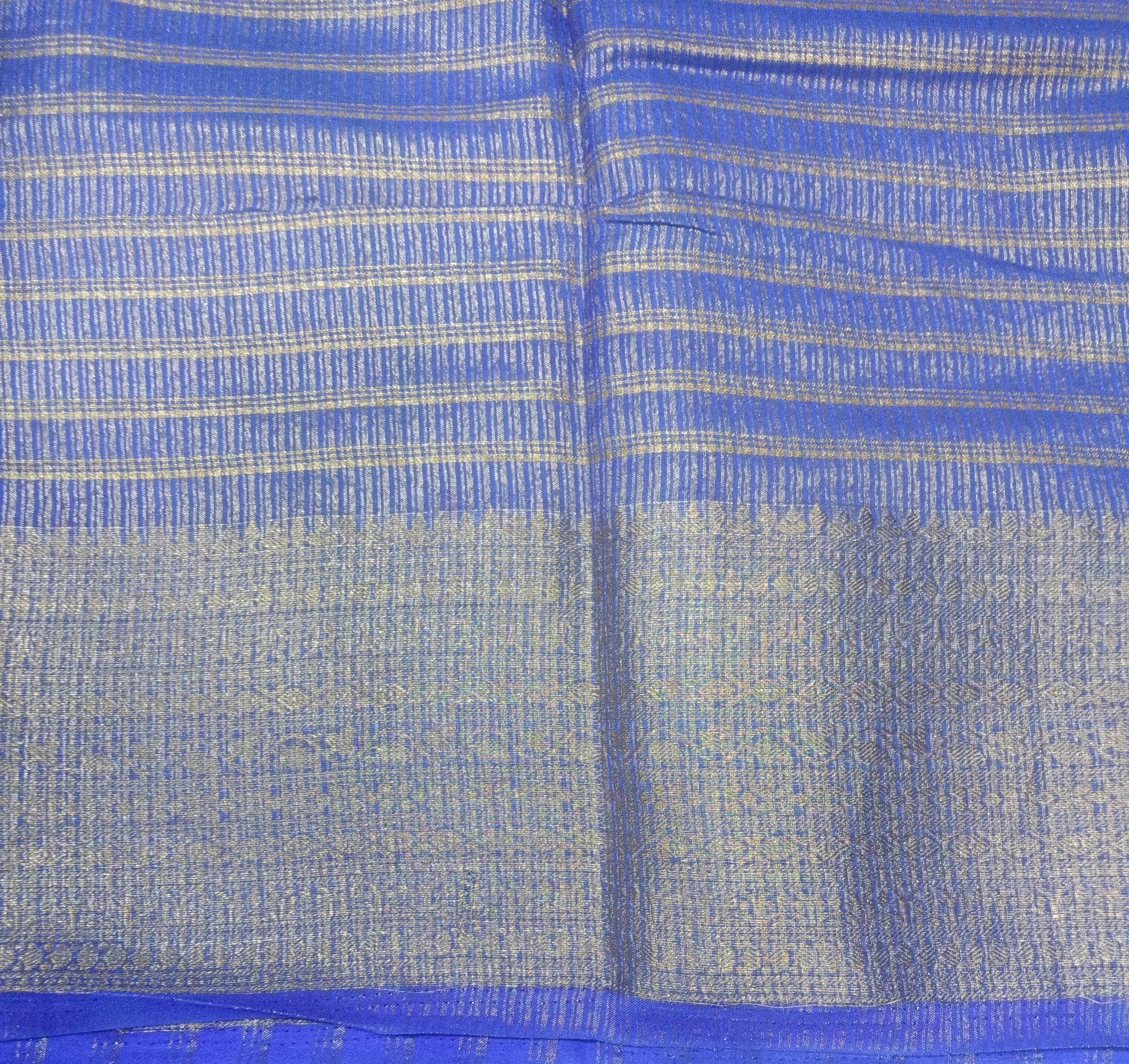 Mysore crepe silk checked (synthetic)