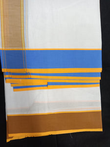 Cotton Dhothi Bleached 9*5