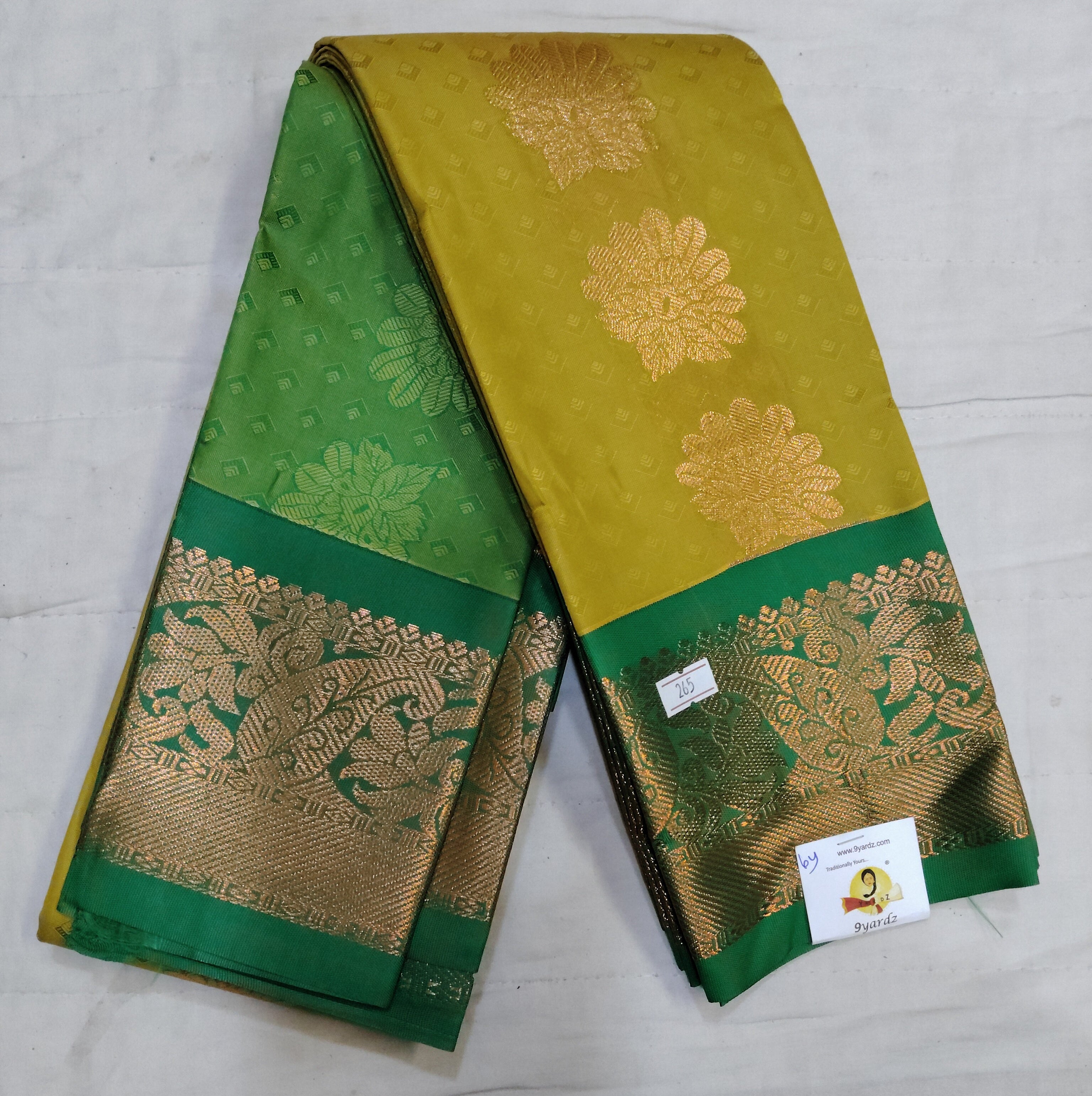 Art silk 6yardz sarees