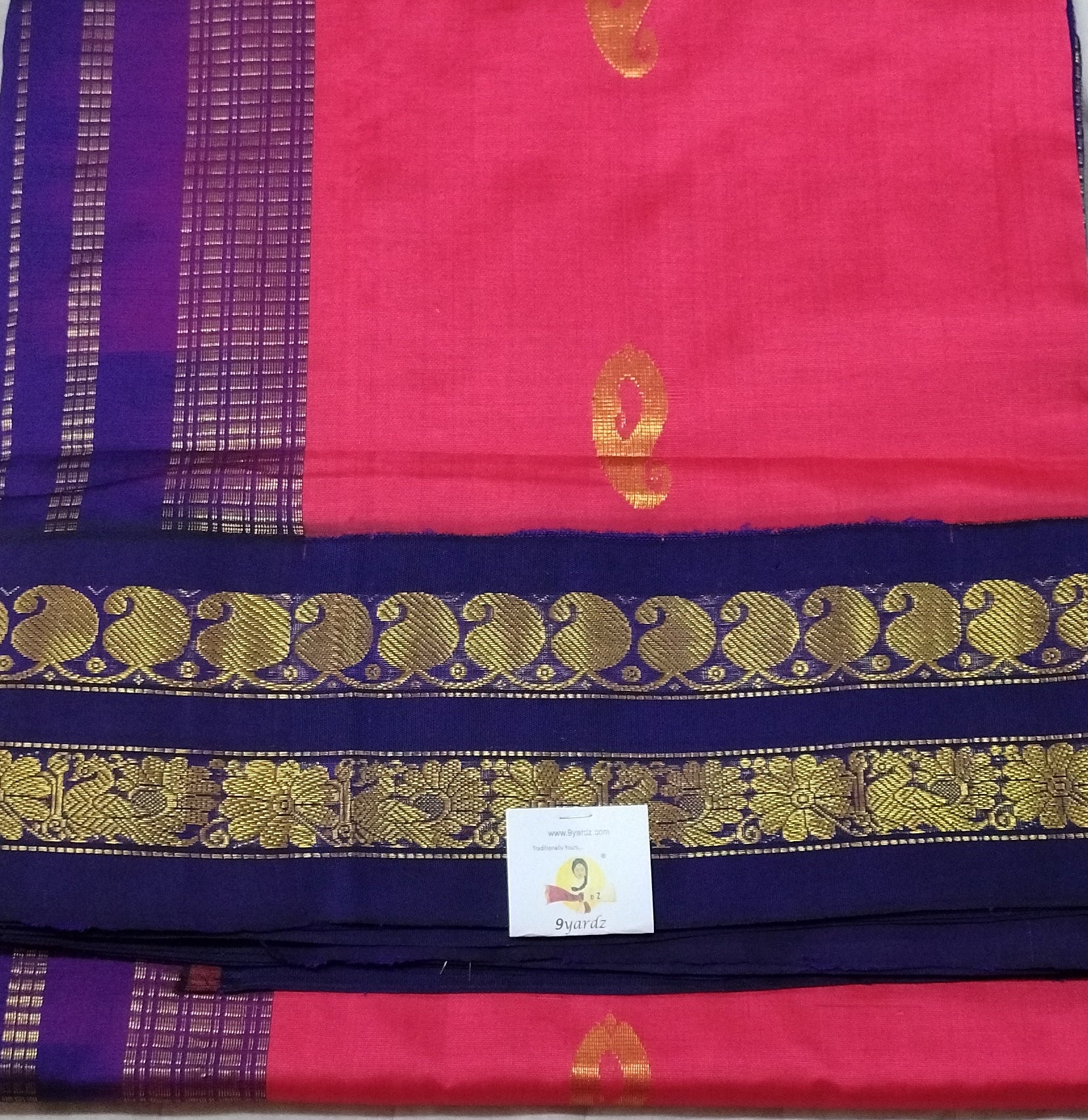 Semi Silk cotton Korvai Madisar