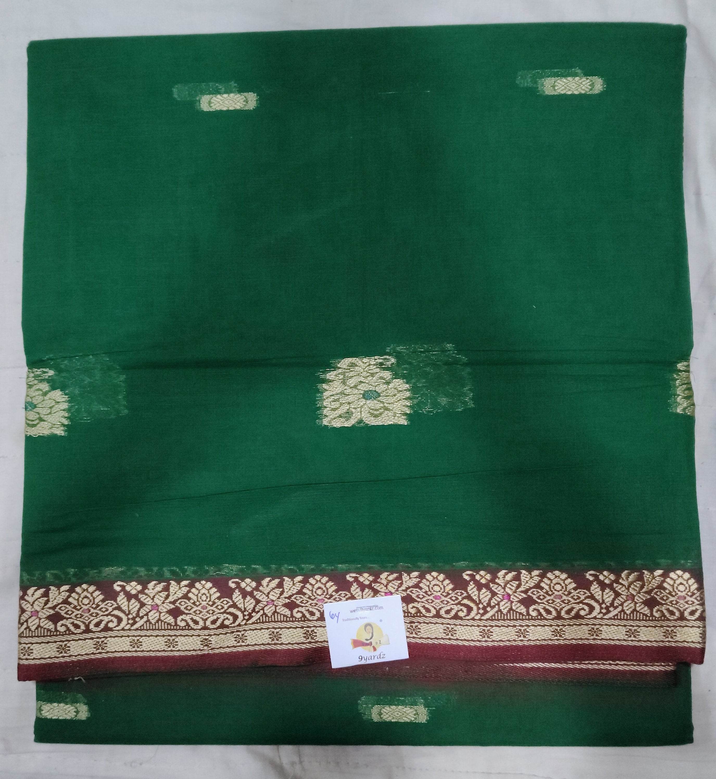 Kora Cotton  saree 6yardz