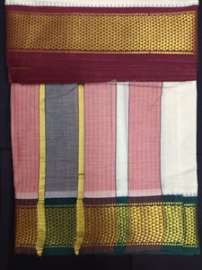 Pure cotton Muhurtham dhoti 10*6 11Maadampet KM