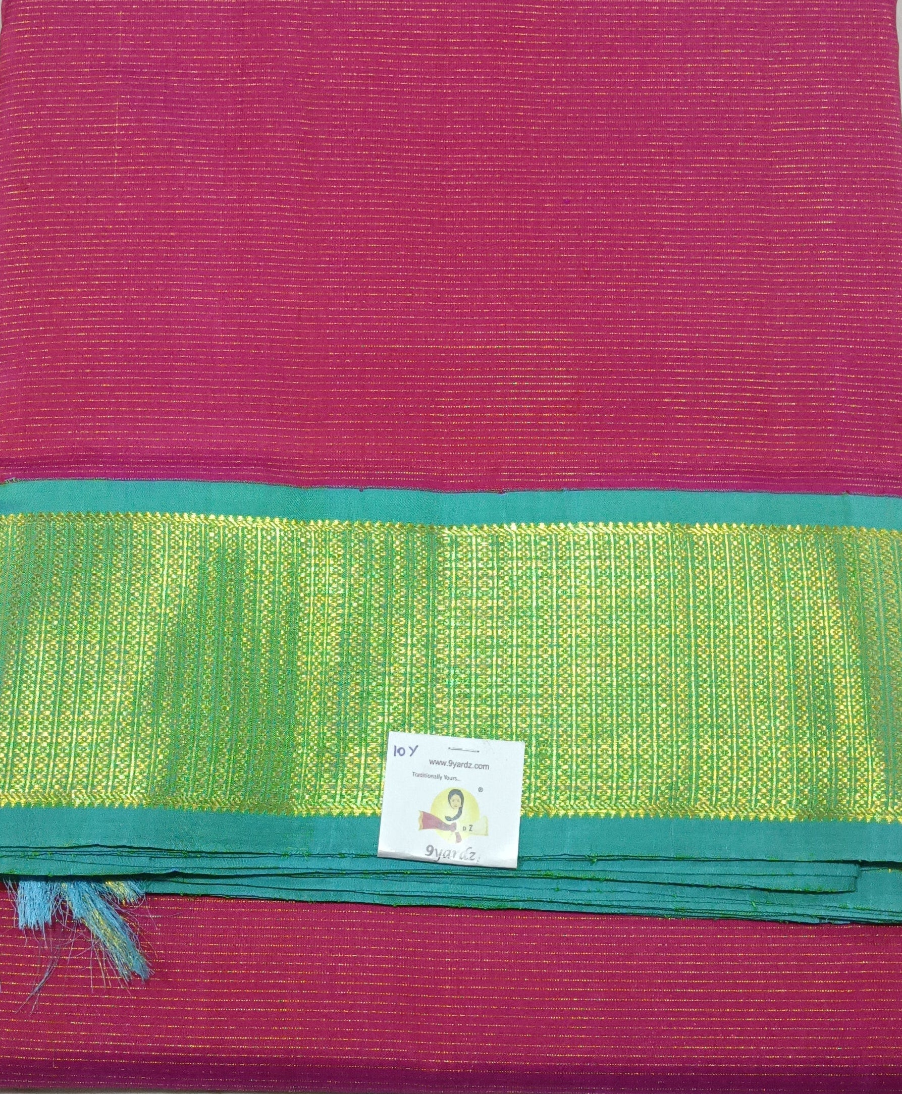 Pure Kanchipuram Silk Madisar Vairavoosi|10yards